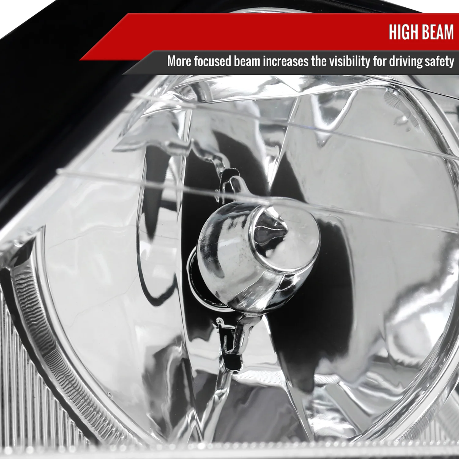 2005-2011 Lincoln Town Car Factory Style Headlights Chrome/Clear Lens - Image 4