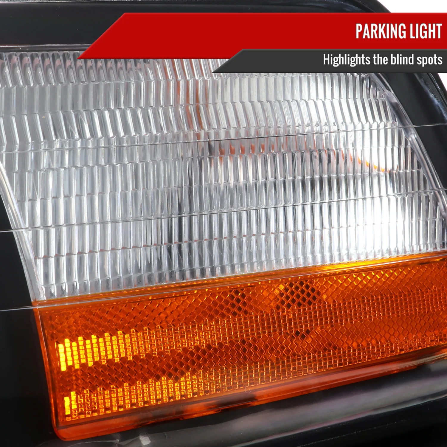 2005-2011 Lincoln Town Car Factory Style Headlights Matte Black/Clear Lens - Image 6