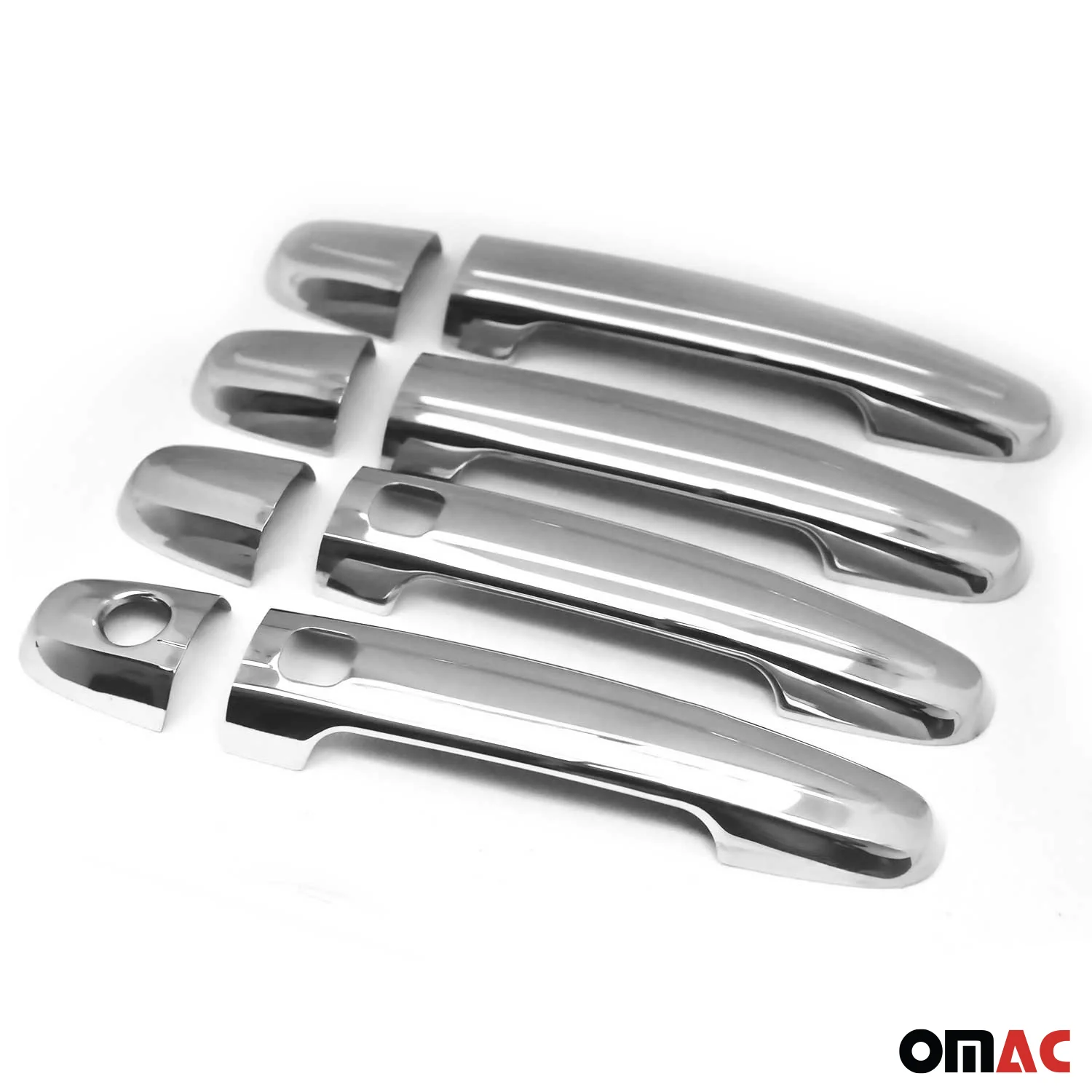 2005-2012 Toyota Avalon Door Handle Cover Protector Keyless S.Steel Chrome 8Pcs - Image 9