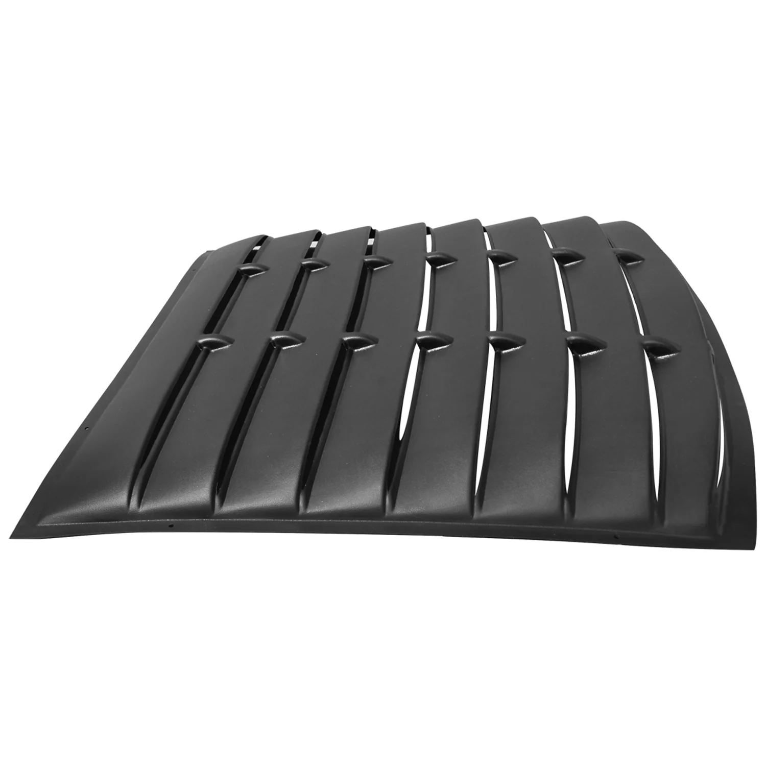 2005-2014 Ford Mustang Coupe Matt Black ABS Vintage Rear Window Louver - Image 5