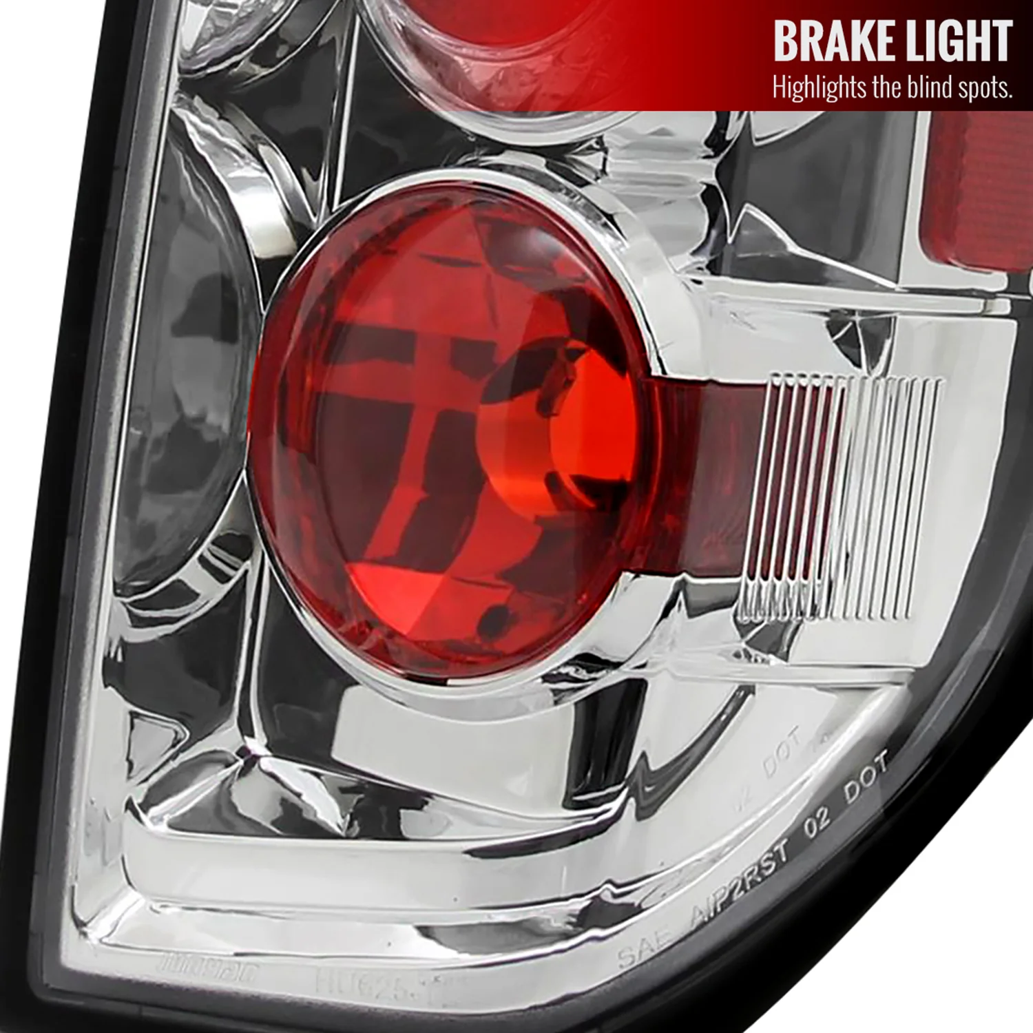 2005-2014 Nissan Frontier/ 2009-2012 Suzuki Equator Tail Lights Chrome/Clear - Image 4