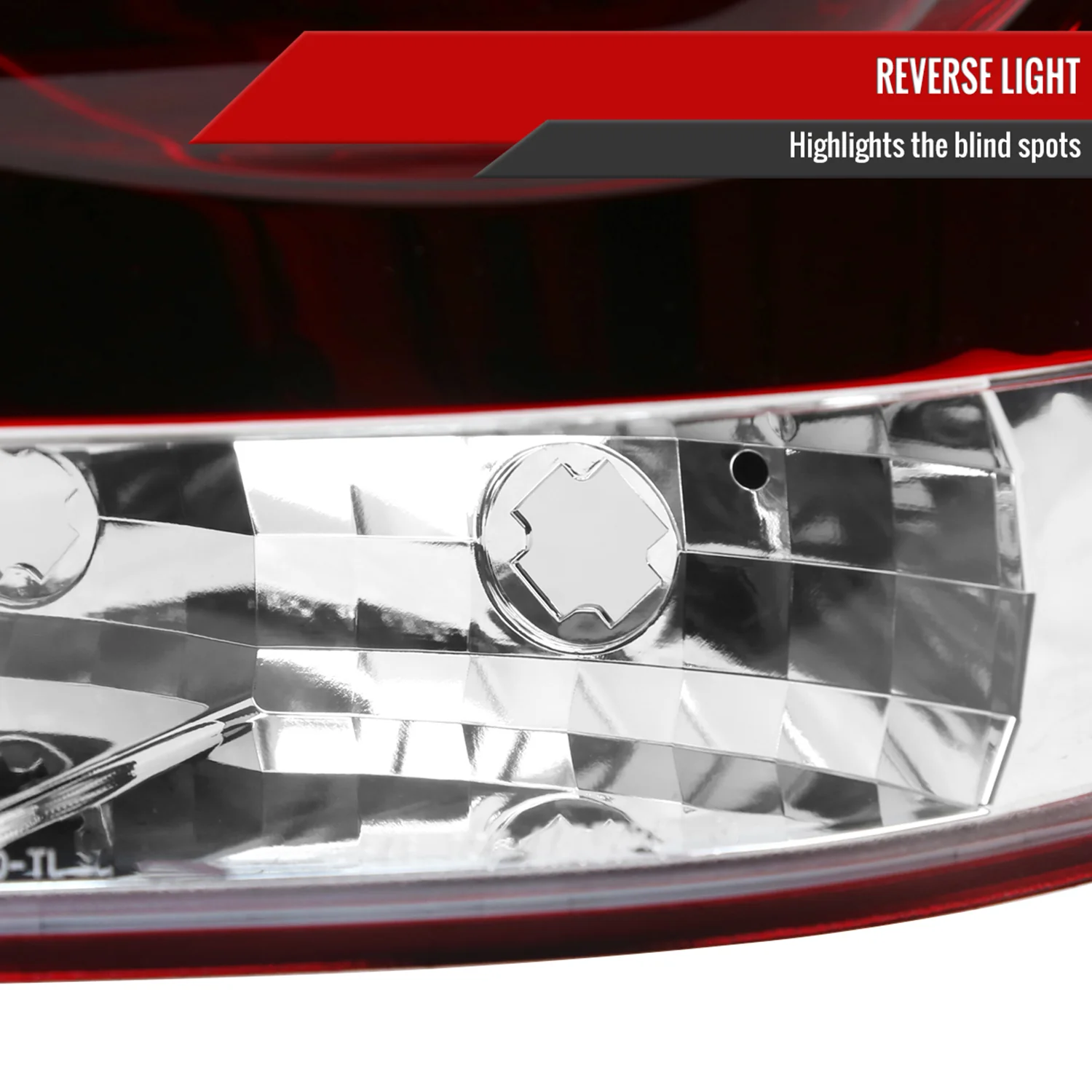 2005-2015 Nissan Armada LED Tail Lights Chrome Housing/Red Clear Lens - Image 4