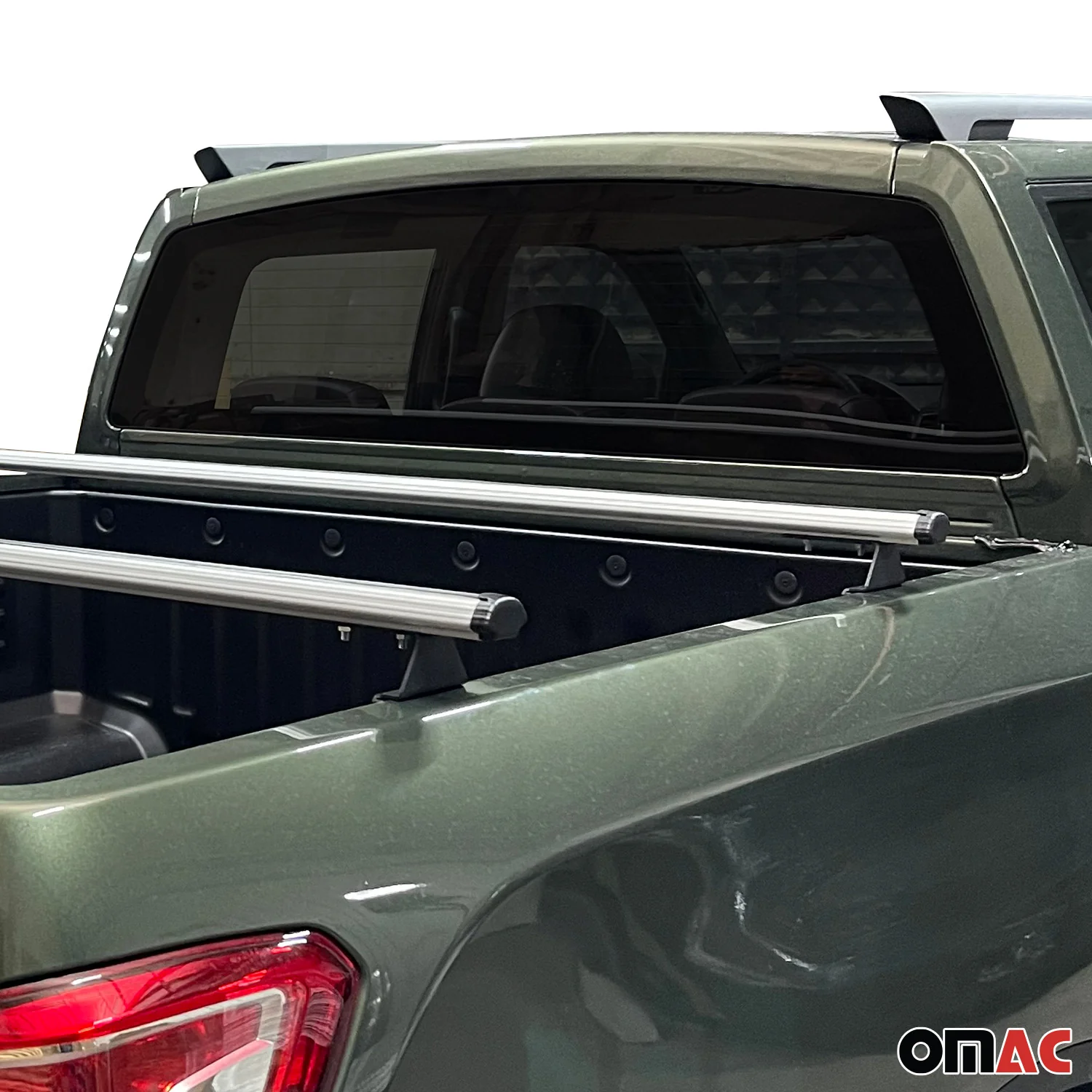 2005-2021 Nissan Frontier Trunk Bed Carrier Roof Racks Gray 2Pcs - Image 7