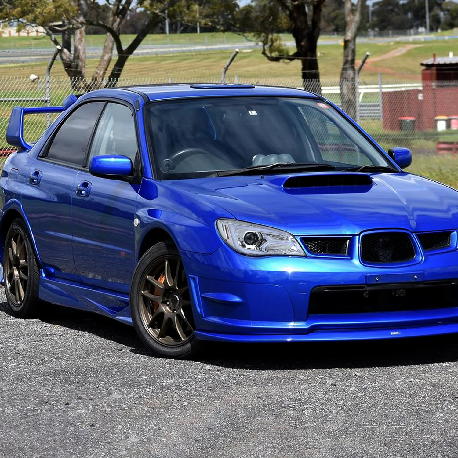 2006-2007 Subaru Impreza WRX STI LED Bar Signal Projector Headlights Chrome - Image 10