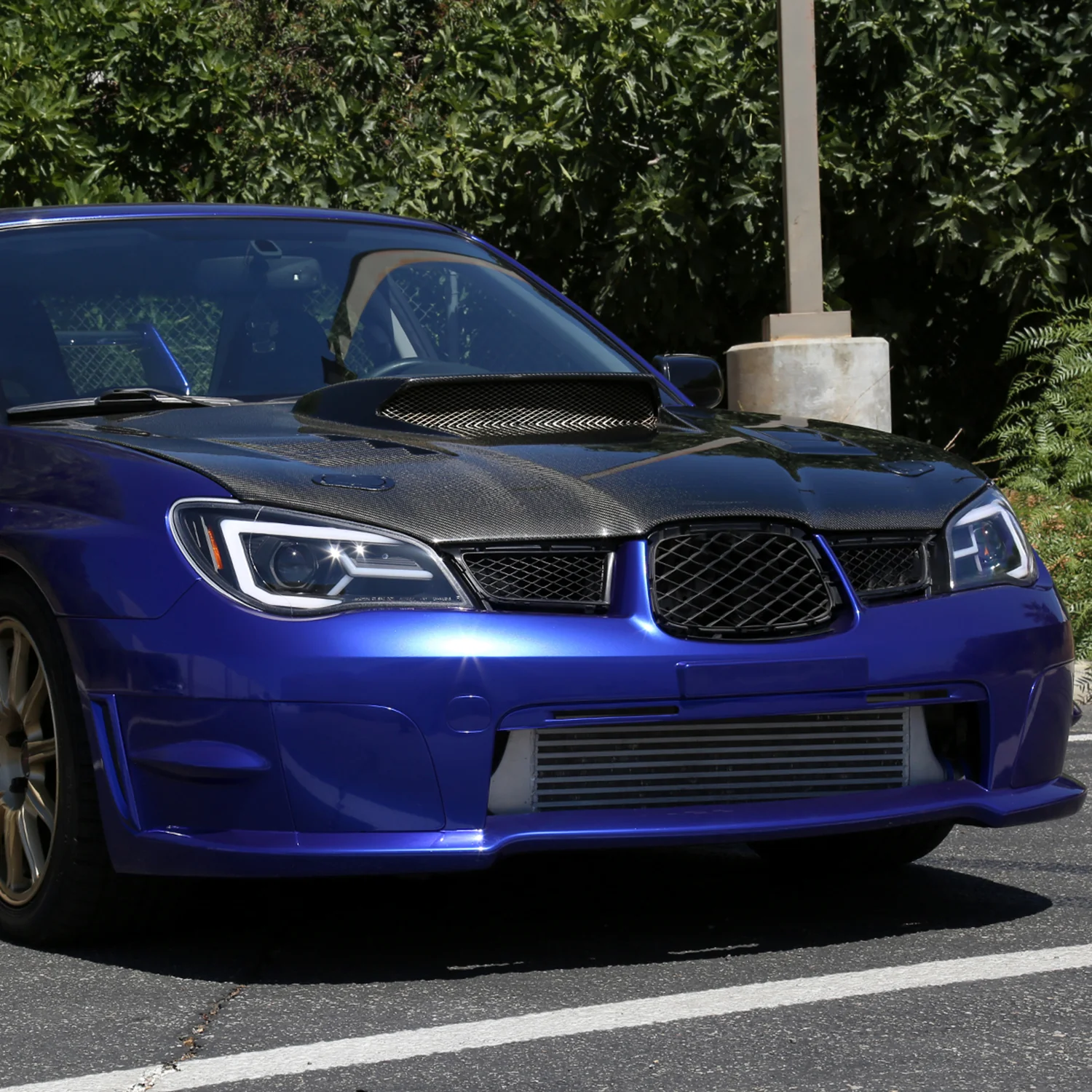 2006-2007 Subaru Impreza WRX STI LED Signal Projector Headlights Matte Black - Image 8