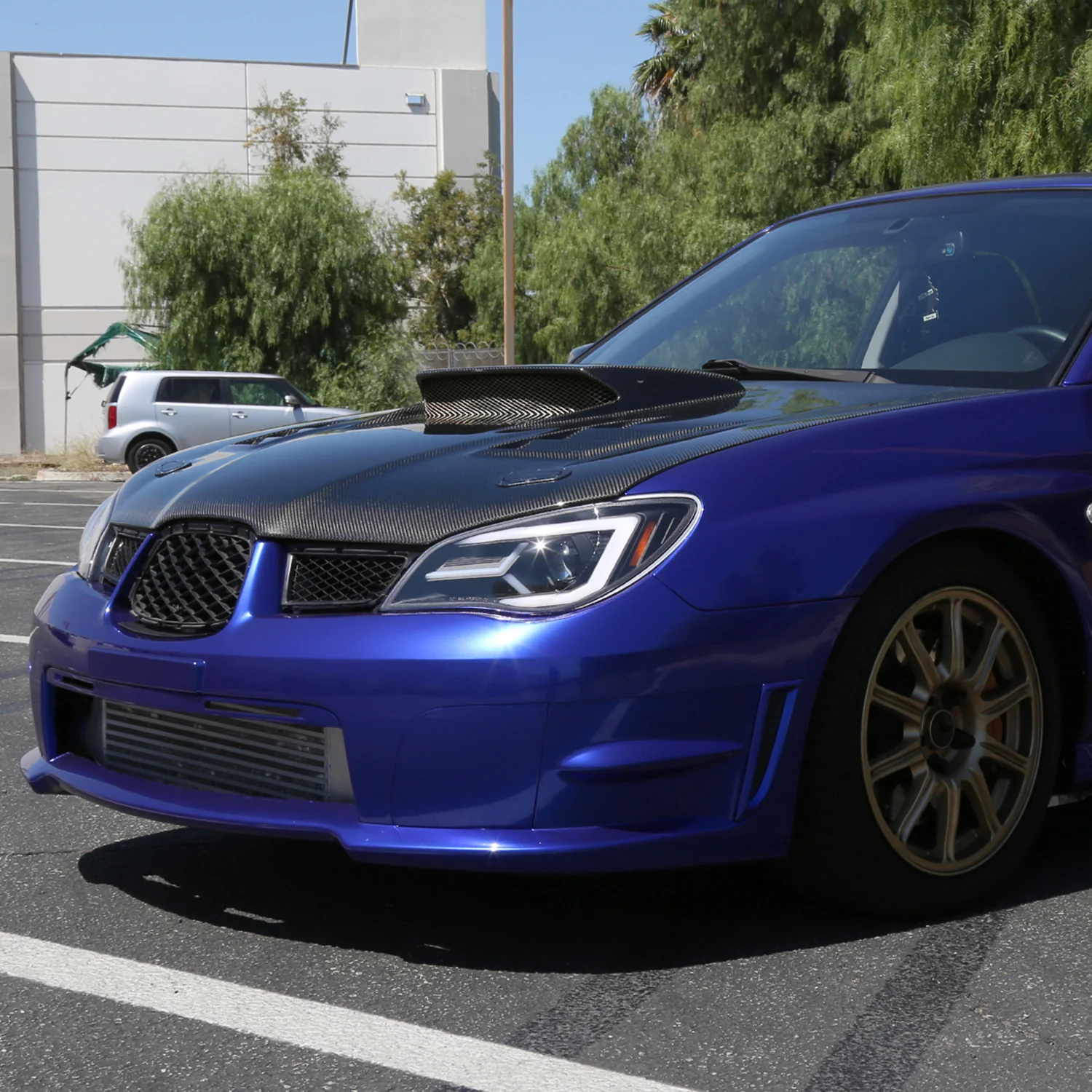 2006-2007 Subaru Impreza WRX STI LED Signal Projector Headlights Matte Black - Image 9
