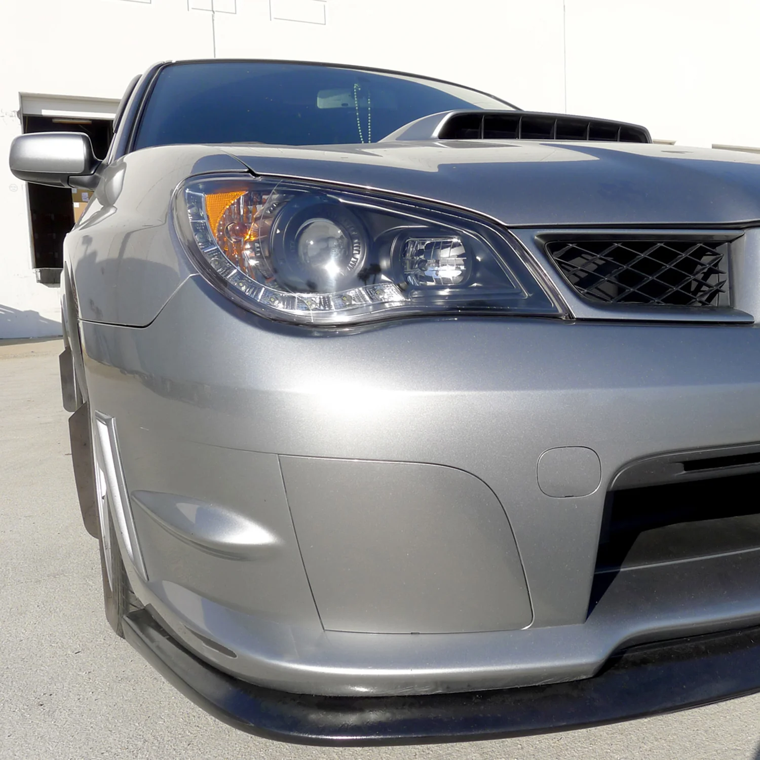 2006-2007 Subaru Impreza WRX/STI Projector Headlights LED Light Strip Black - Image 10