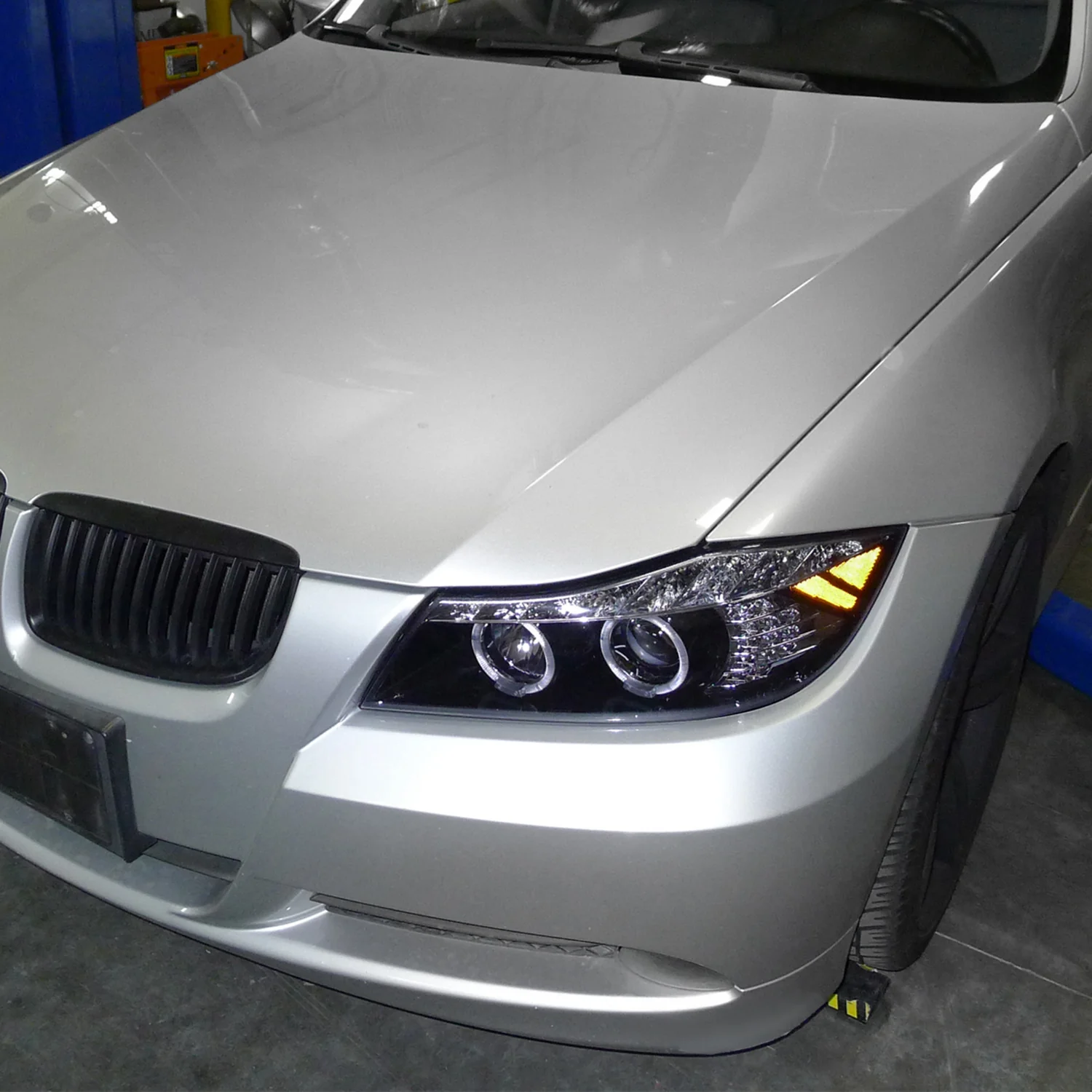 2006-2008 BMW E90 3 Series Dual Halo Headlights LED Light&LED Signal Lights - Image 10