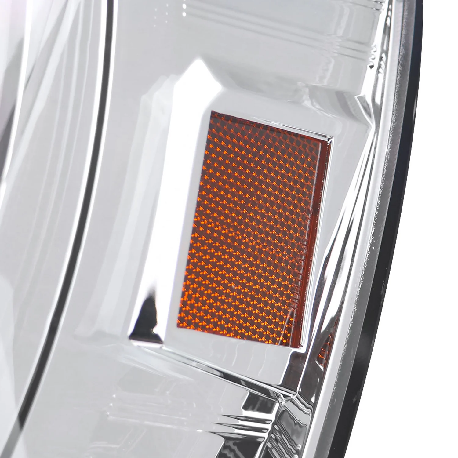 2006-2008 Dodge RAM 1500/ 06-2009 2500 3500 LED CBar Projector Headlights Chrome - Image 5