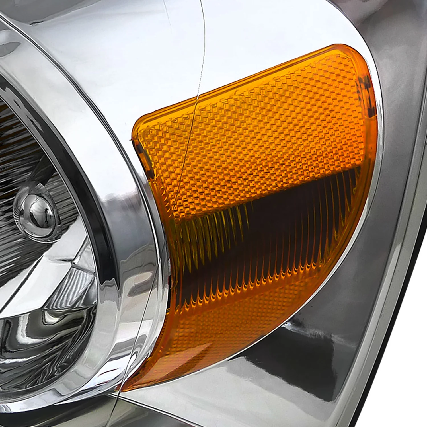 2006-2008 Dodge RAM 1500 2500 3500 Factory Crystal Headlights Chrome - Image 4