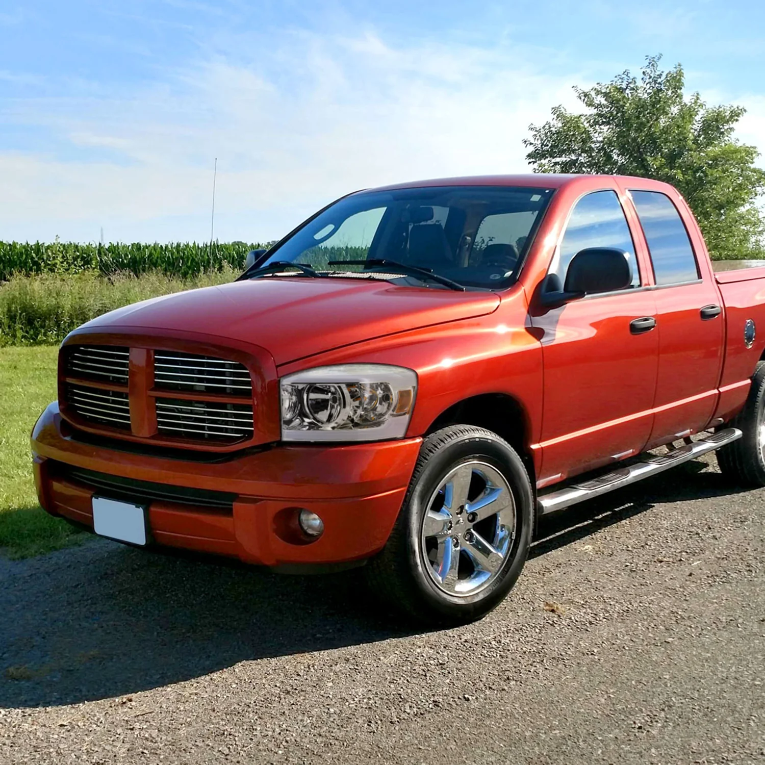 2006-2008 Dodge Ram 1500/ Ram 2500 3500 LED Headlights Amber Reflector Chrome - Image 9