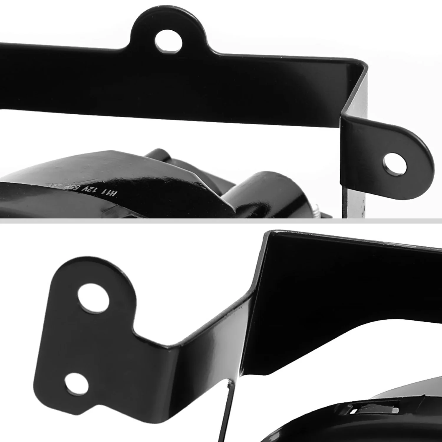 2006-2008 Honda Civic Coupe H11 Fog Lights Kit Chrome Housing/Clear Lens - Image 5