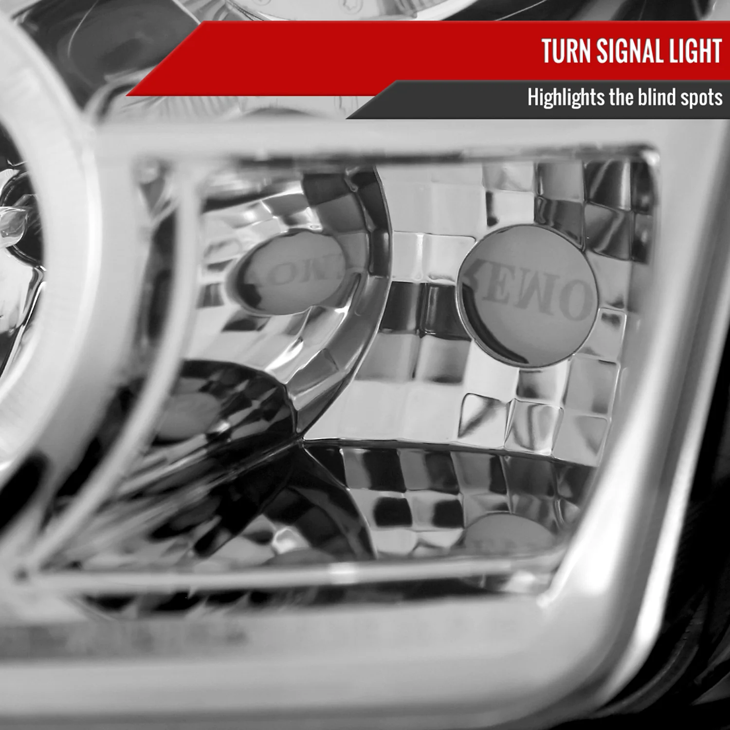 2006-2009 Ford Fusion Dual Halo Projector Headlights Chrome/Clear Lens - Image 6