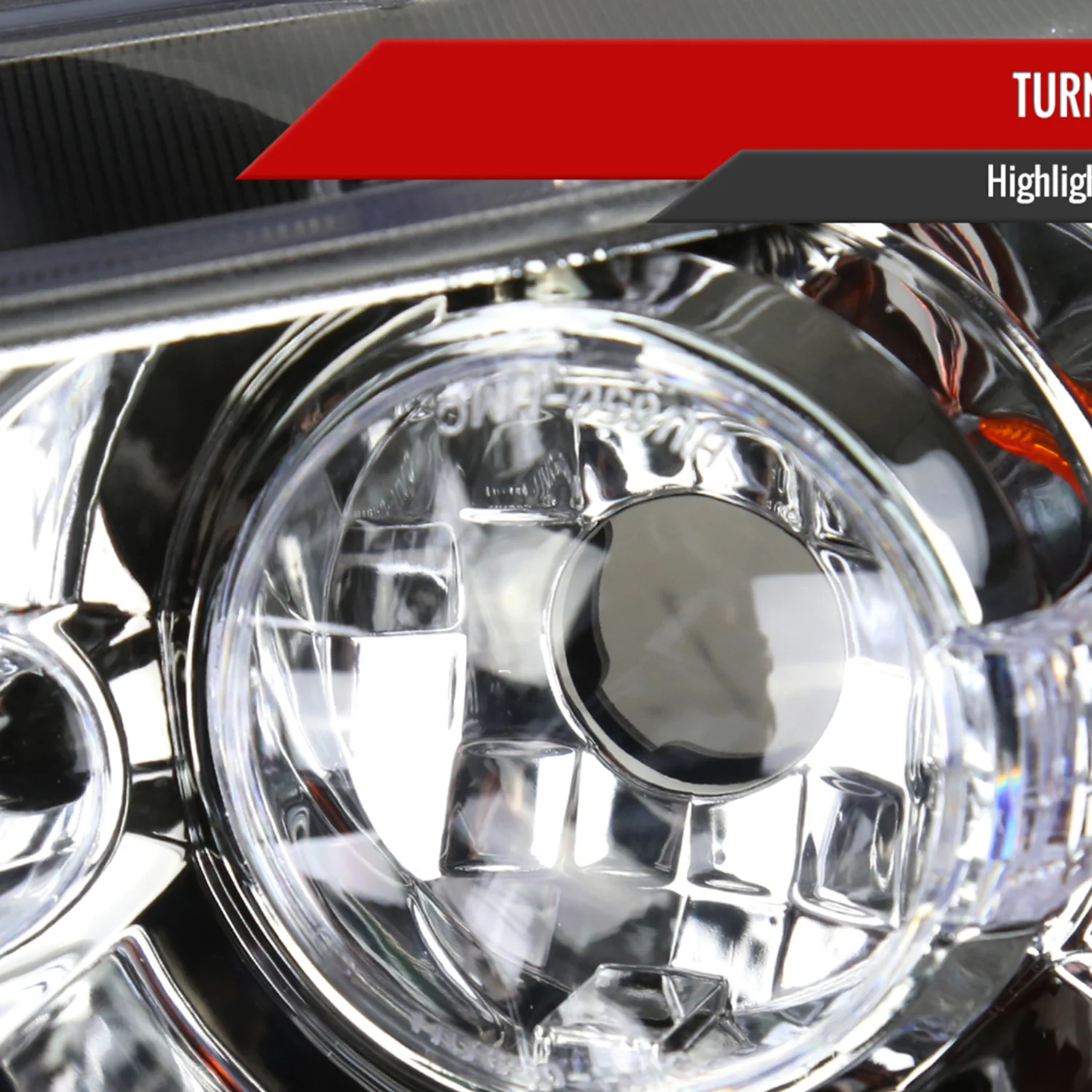 2006-2011 Honda Civic Coupe Dual Halo Projector Headlights Chrome/Clear Lens - Image 6
