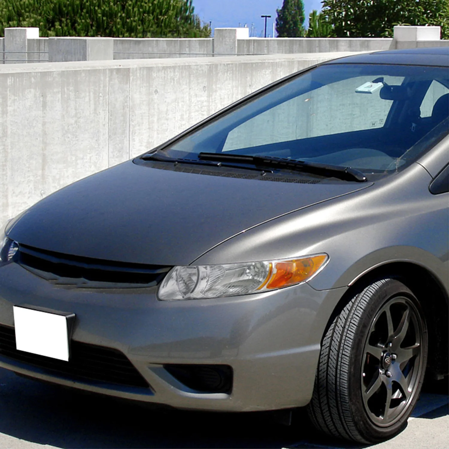 2006-2011 Honda Civic Coupe Factory Style Crystal Headlights Chrome/Clear Lens - Image 8
