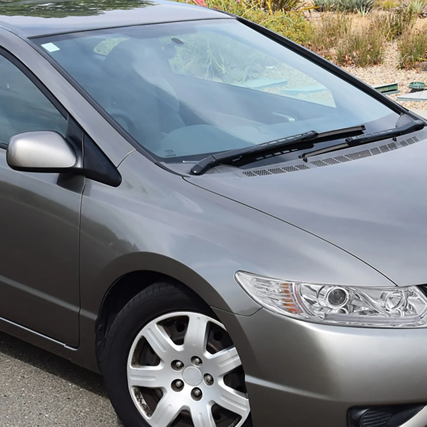 2006-2011 Honda Civic Coupe Projector Headlights LED Light Strips Chrome/Clear - Image 9
