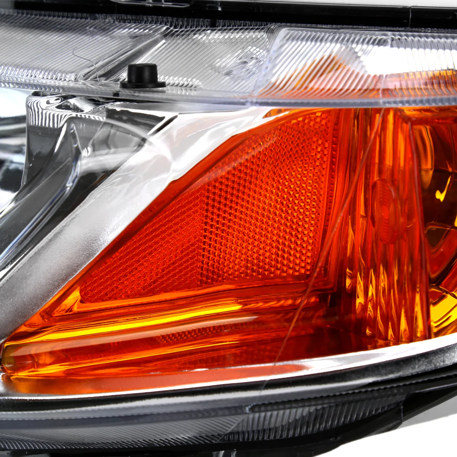 2006-2011 Honda Civic Sedan Factory Style Headlights Chrome/Clear Lens - Image 6