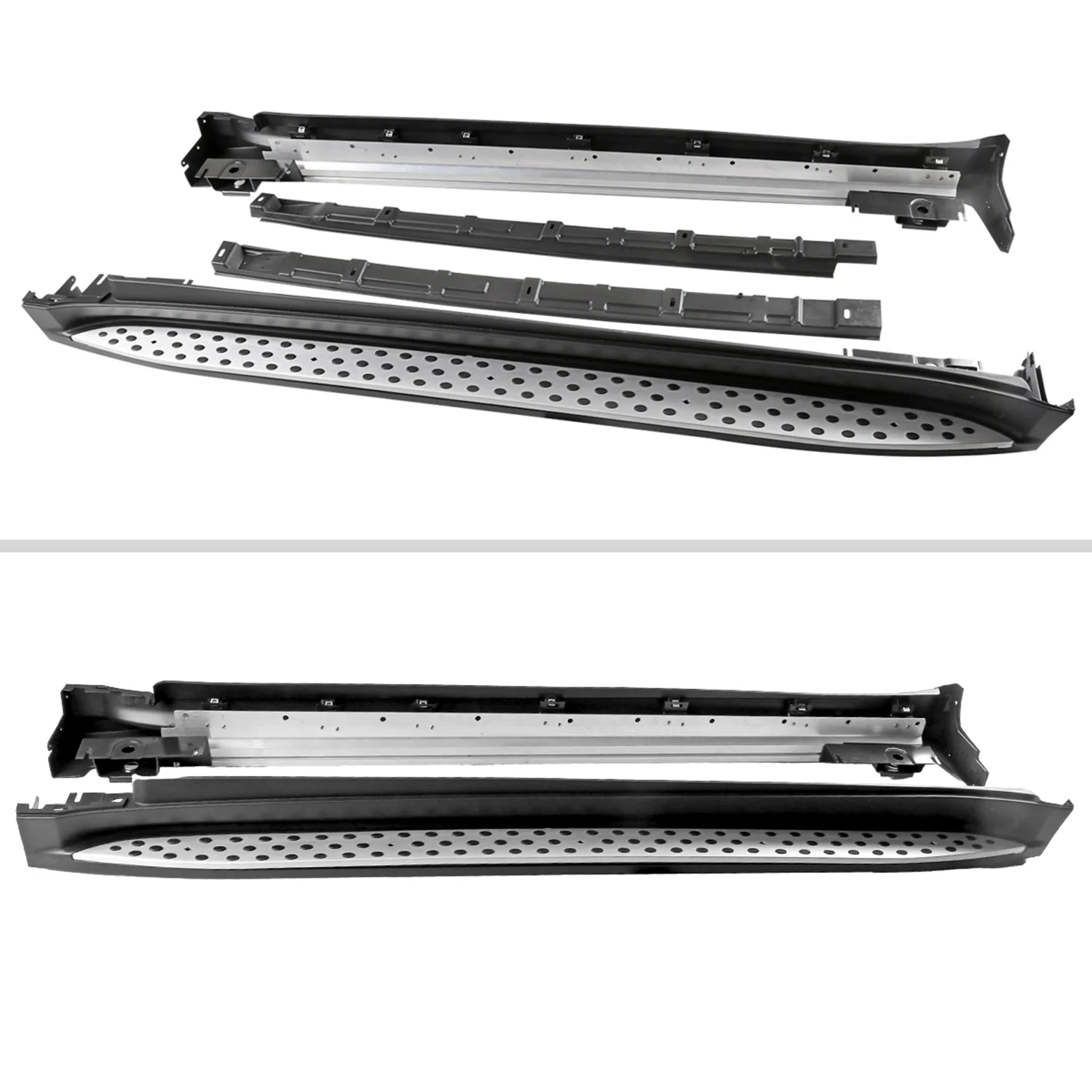 2006-2011 Mercedes Benz W164 ML Class Aluminum Side Step Nerf Bars - Image 3