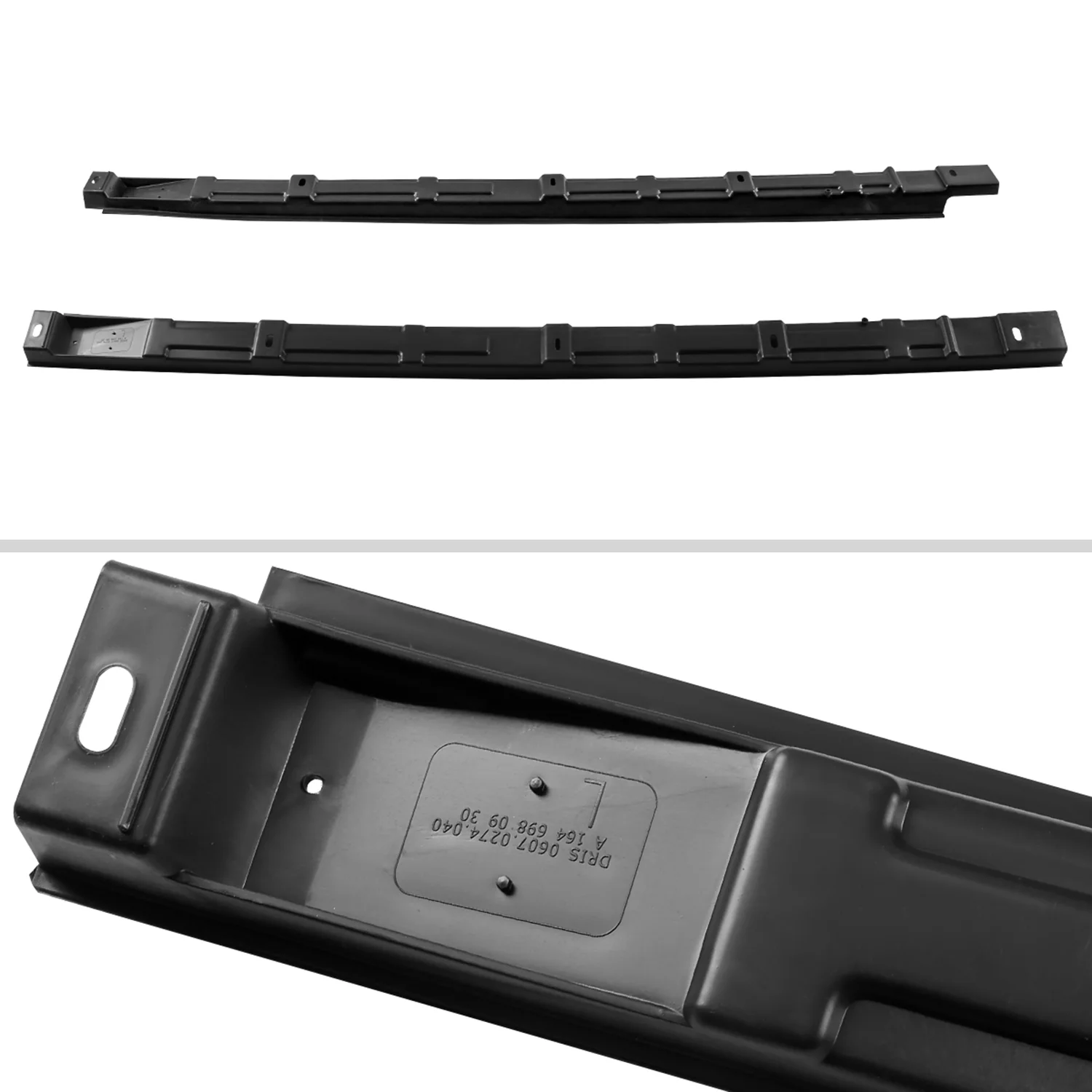 2006-2011 Mercedes Benz W164 ML Class Aluminum Side Step Nerf Bars - Image 7