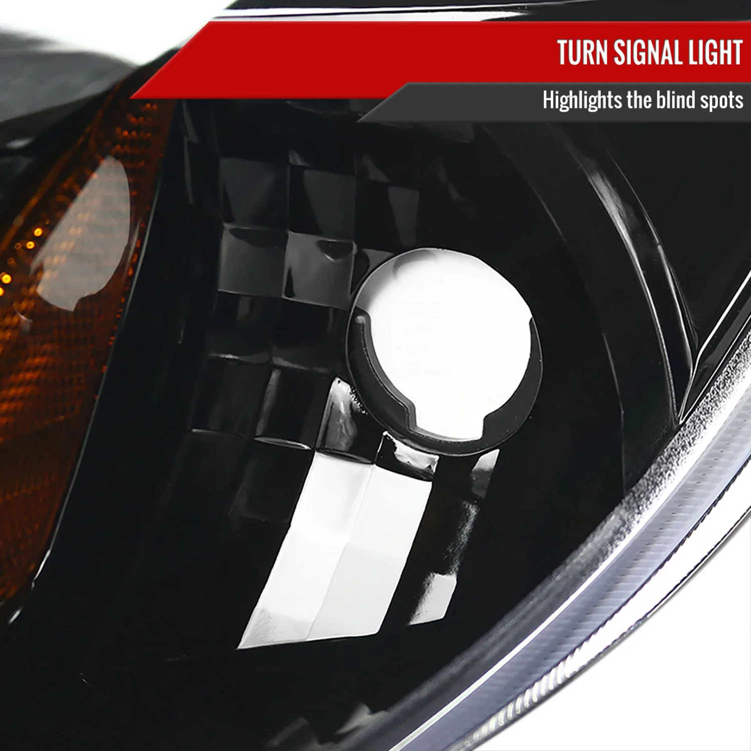 2006-2011 Mitsubishi Eclipse Dual Halo Projector Headlights Jet Black/Clear - Image 6