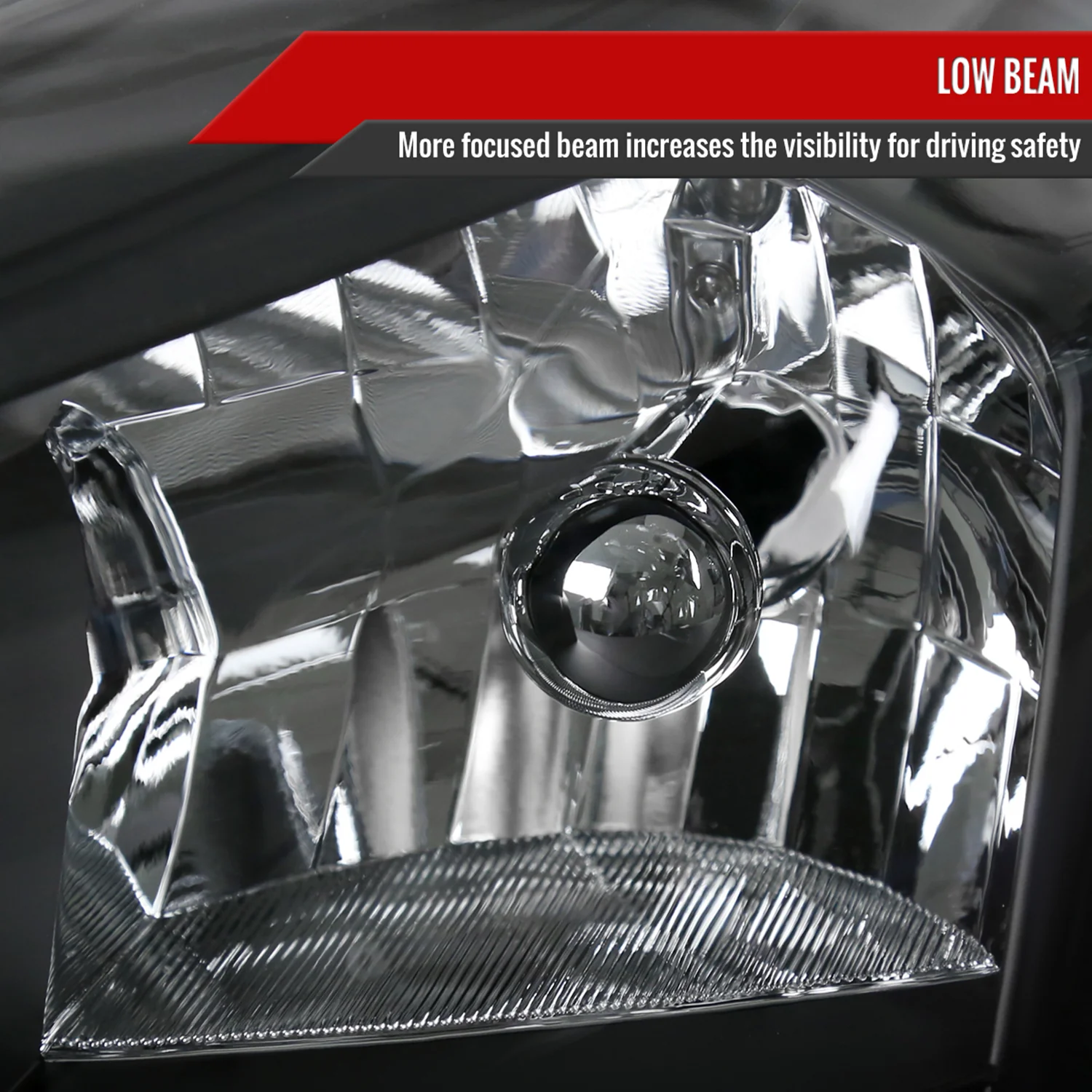 2006-2013 Chevy Impala /Impala Limited /06-2007 Monte Carlo Headlights LED Black - Image 2