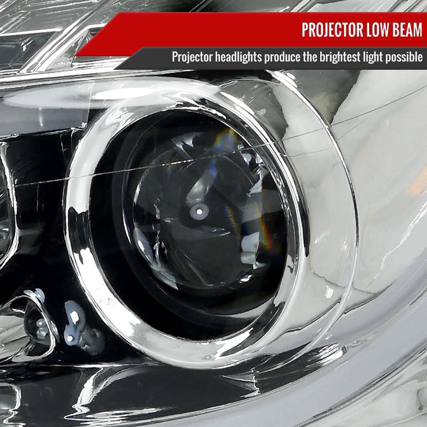 2006-2013 Chevy Impala /Impala Limited /Monte Carlo LED Bar Headlights Chrome - Image 3