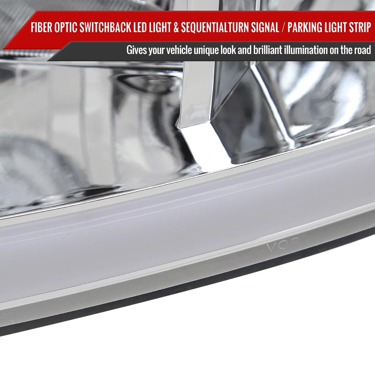 2006-2013 Chevy Impala/Impala Limited/Monte Carlo LED Headlights Chrome - Image 5