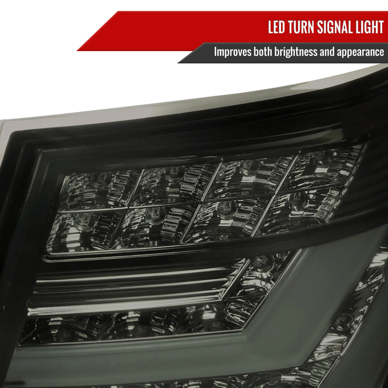 2007-2009 Lexus LS460 LED Tail Lights + Trunk Lights Chrome/Smoke Lens - Image 5
