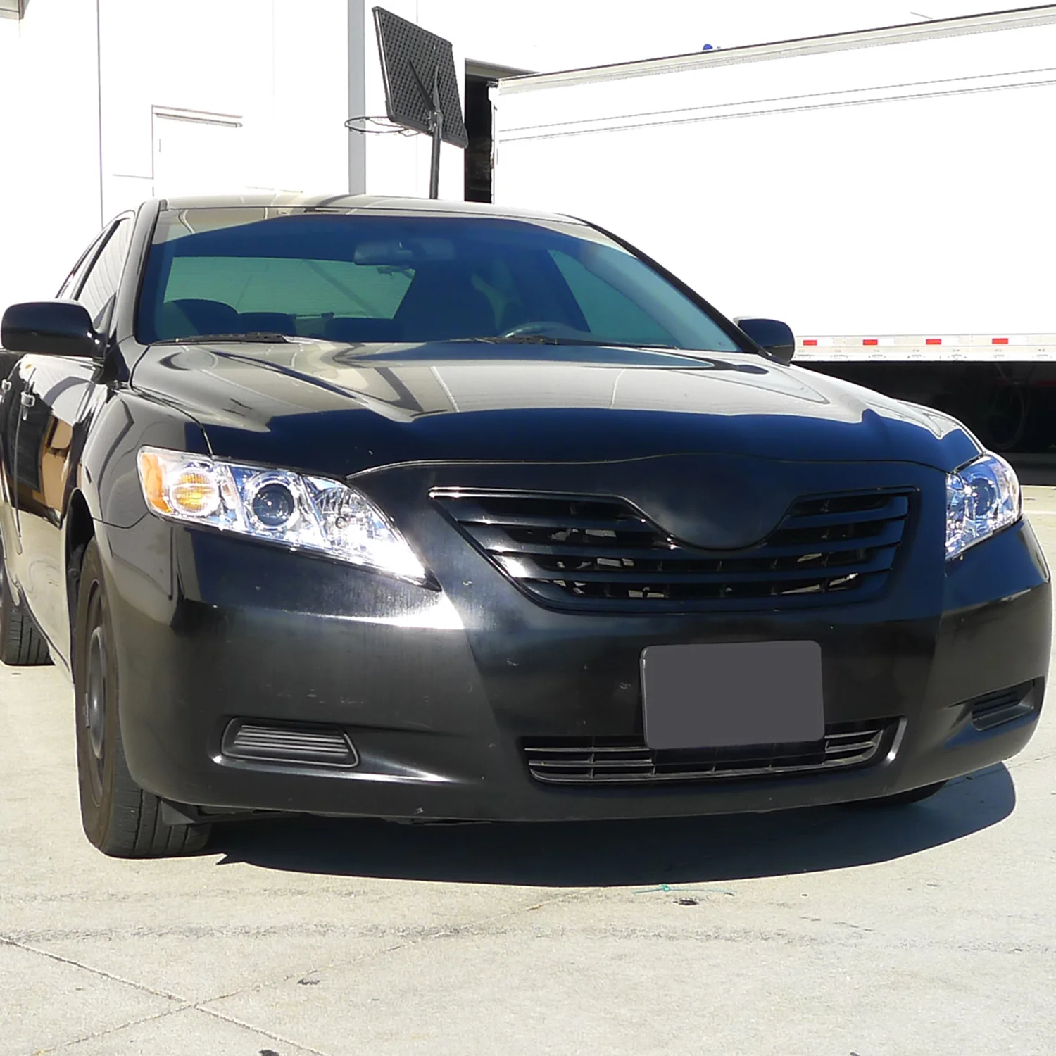 2007-2009 Toyota Camry Projector Headlights w/ Amber Reflectors Chrome/Clear - Image 10