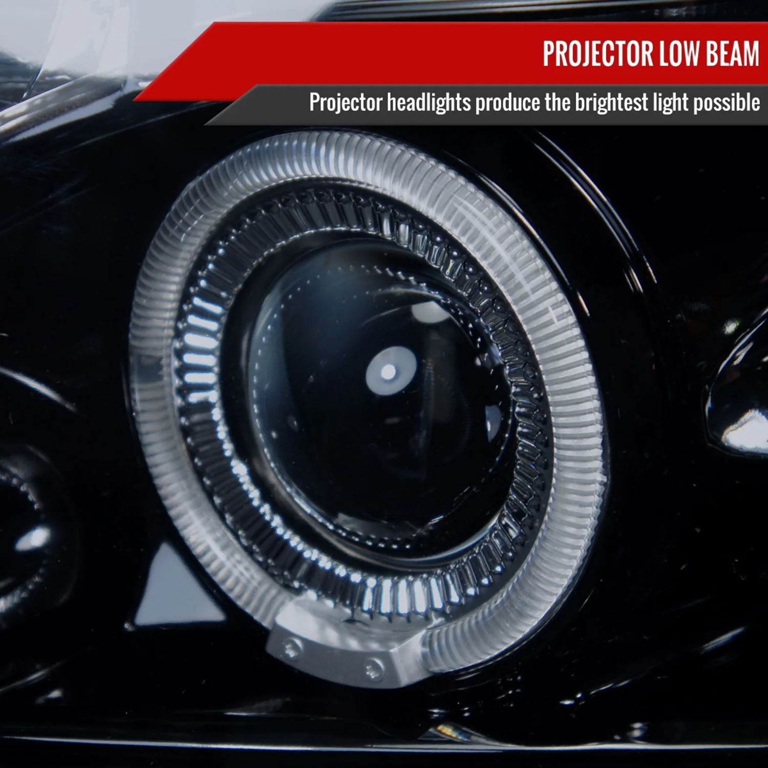 2007-2013 Chevy Avalanche/ 07-2014 Tahoe Suburban Dual Halo Headlights Smoke - Image 3