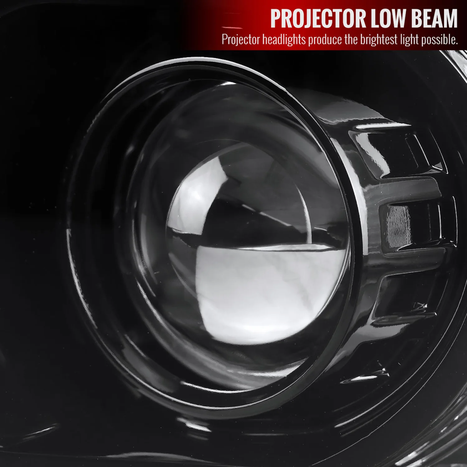 2007-2013 Chevy Avalanche/ 07-2014 Tahoe Suburban LED C-Bar Headlights Jet Black - Image 3