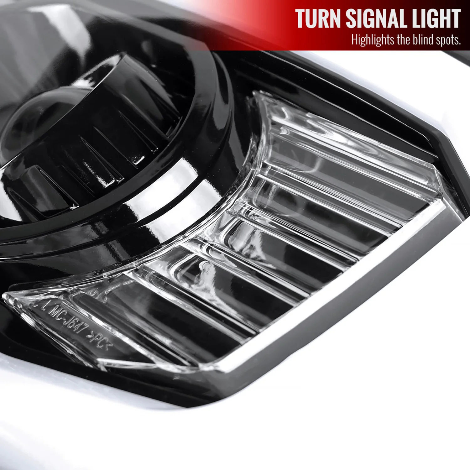 2007-2013 Chevy Avalanche/ 07-2014 Tahoe Suburban LED C-Bar Headlights Jet Black - Image 5