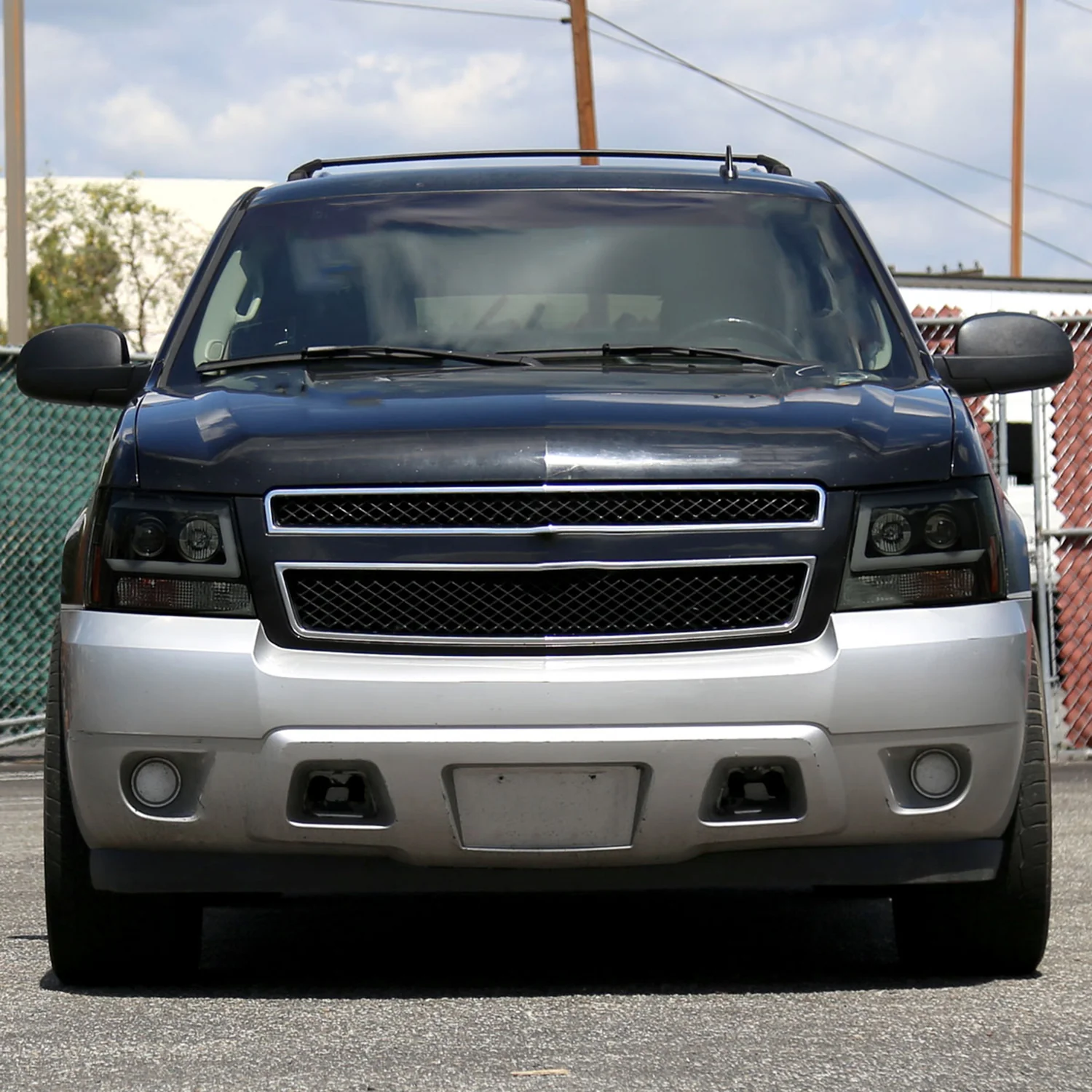 2007-2013 Chevy Avalanche/ Tahoe Suburban LED C-Bar Headlights Black Smoke - Image 10