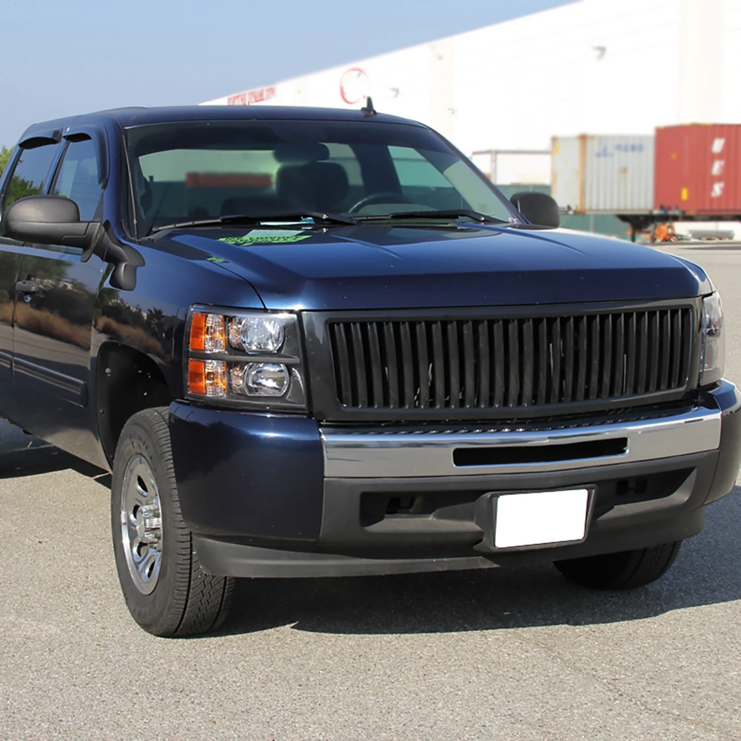 2007-2013 Chevy Silverado 1500/ 2500HD 3500HD Factory Headlights Matte Black - Image 10