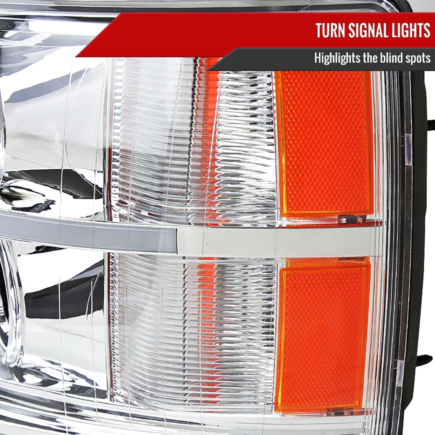2007-2013 Chevy Silverado 1500 2500HD 3500HD Headlights LED Light Bar Chrome - Image 6