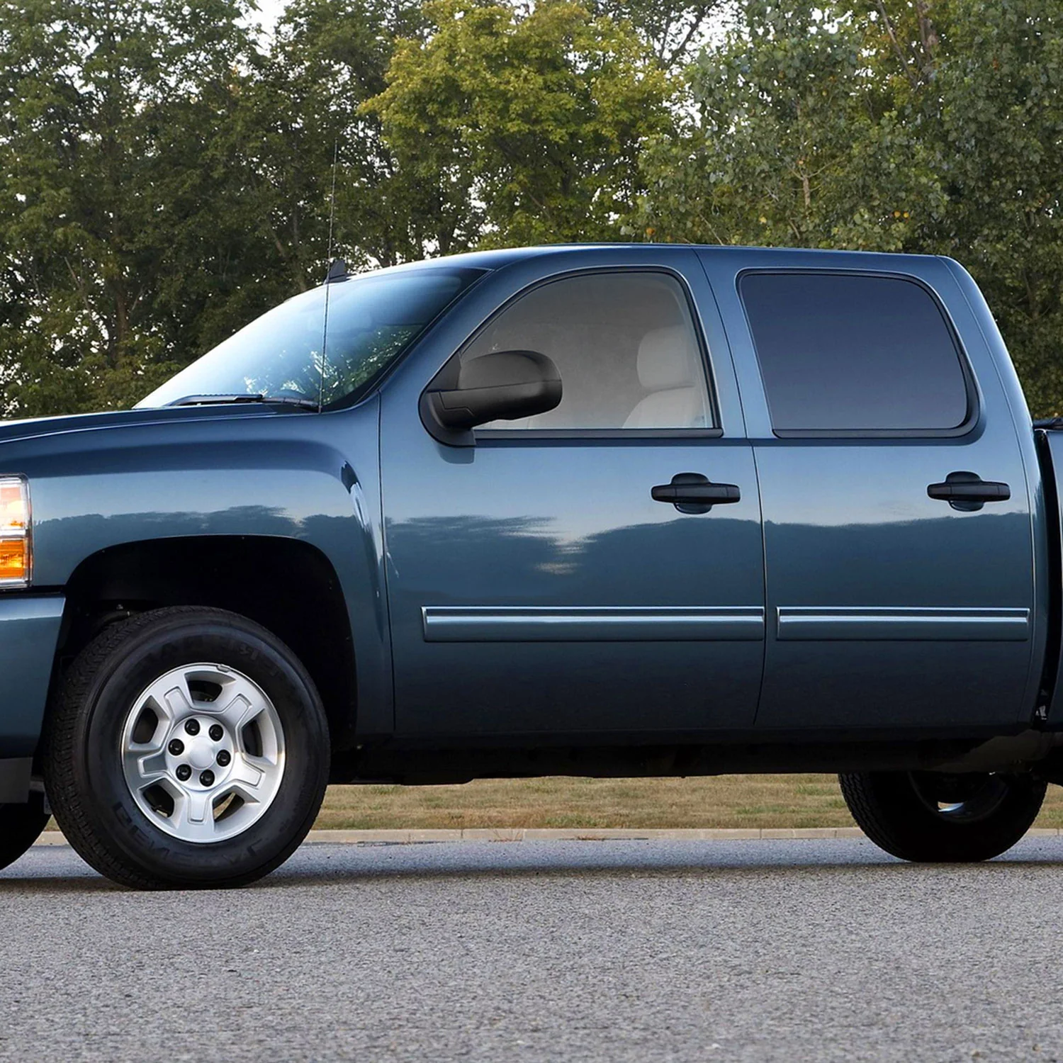 2007-2013 Chevy Silverado GMC Sierra Black Auto-Fold&Heated Side Mirror Driver - Image 9