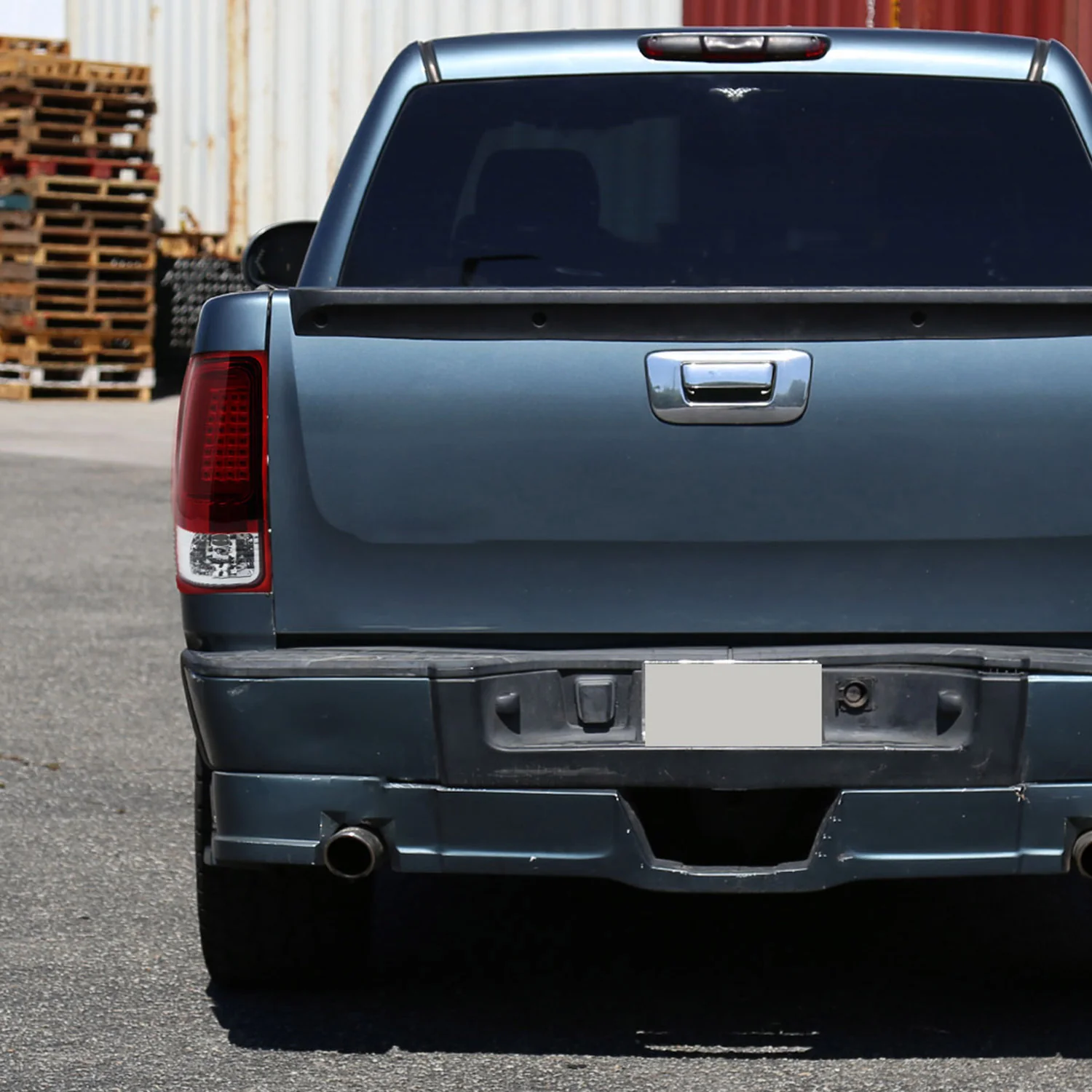 2007-2013 GMC Sierra 1500 2500HD 3500HD C-Bar LED Tail Lights Chrome/Red Clear - Image 9