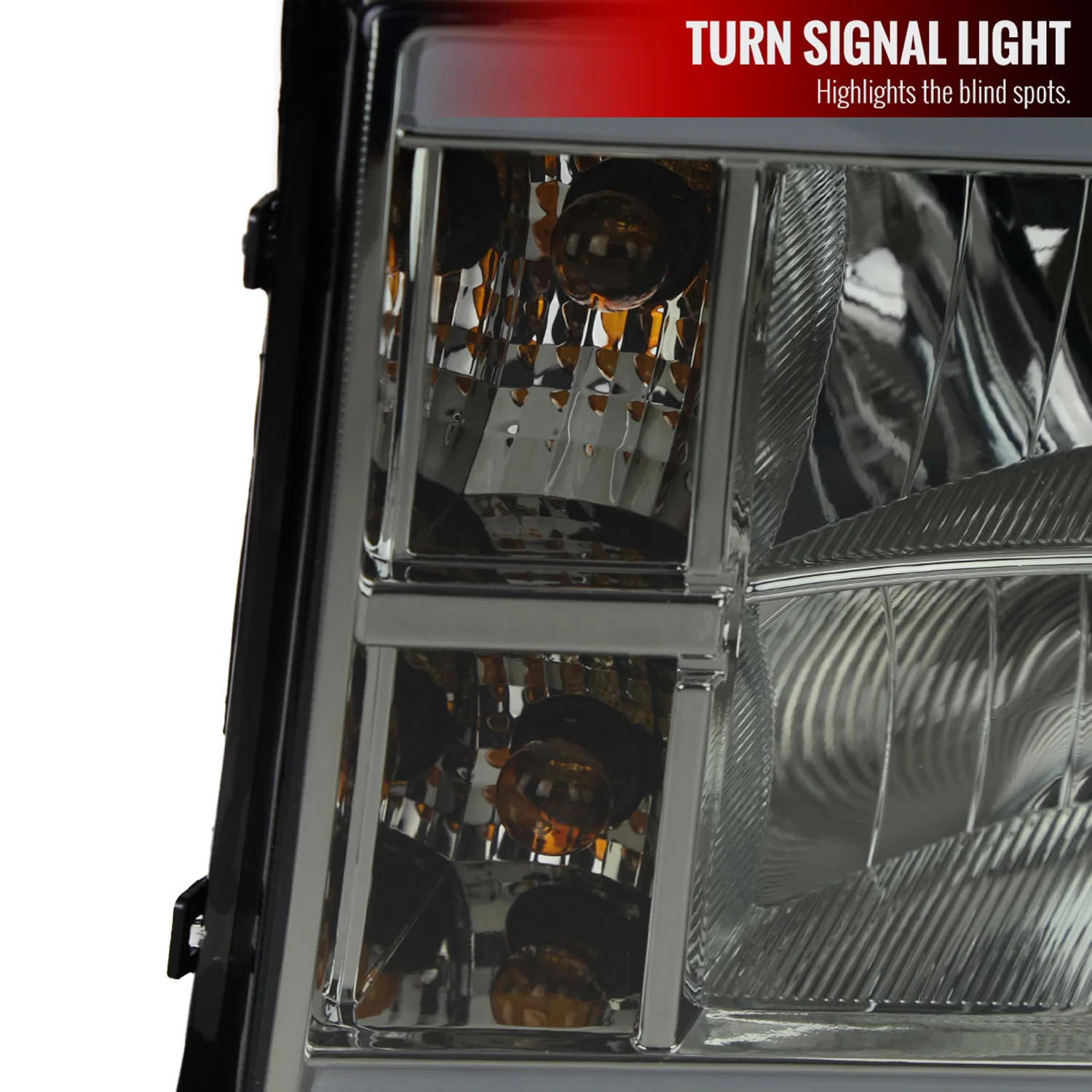 2007-2013 GMC Sierra 1500/ 2500HD 3500HD LED Bar Factory Headlights Chrome - Image 6