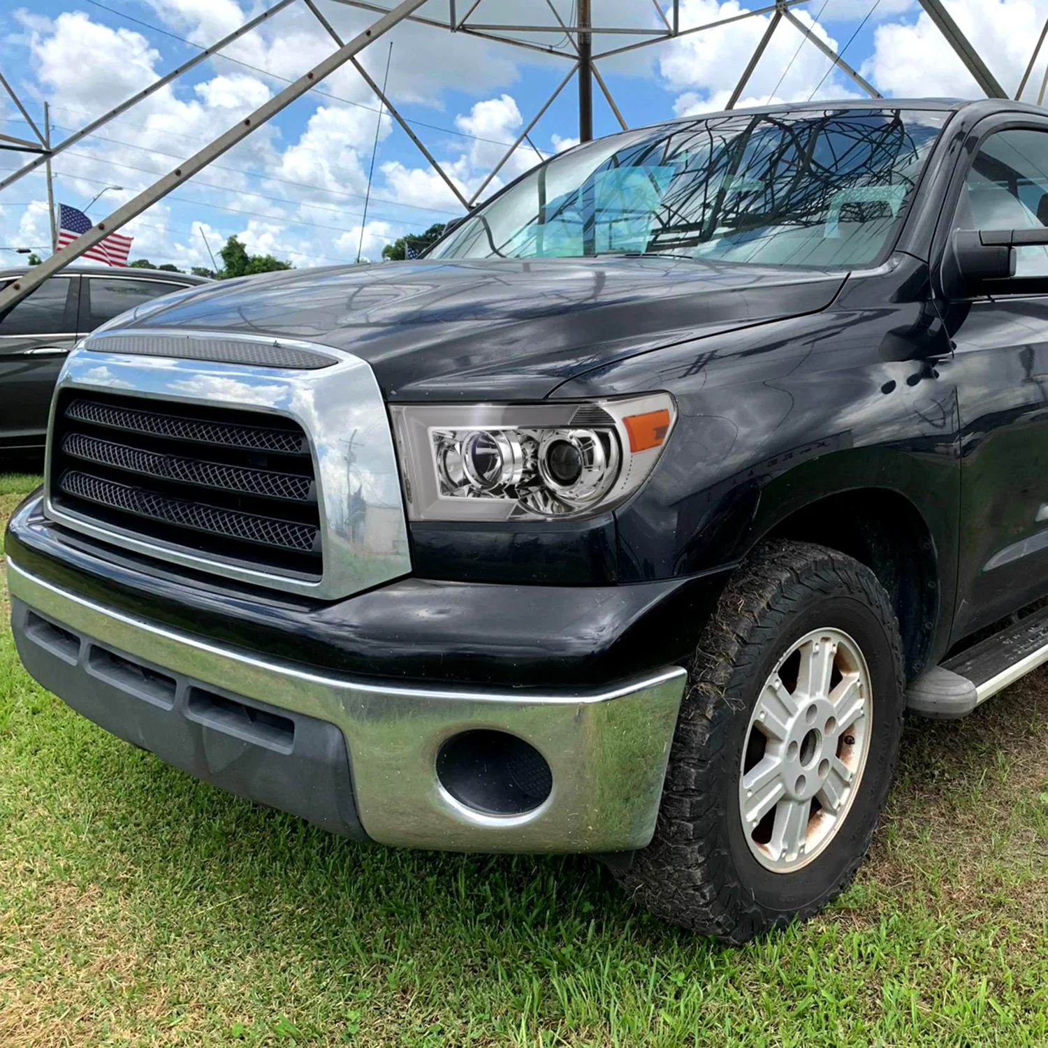 2007-2013 Toyota Tundra/ 08-2017 Sequoia LED CBar Projector Headlights Chrome - Image 10