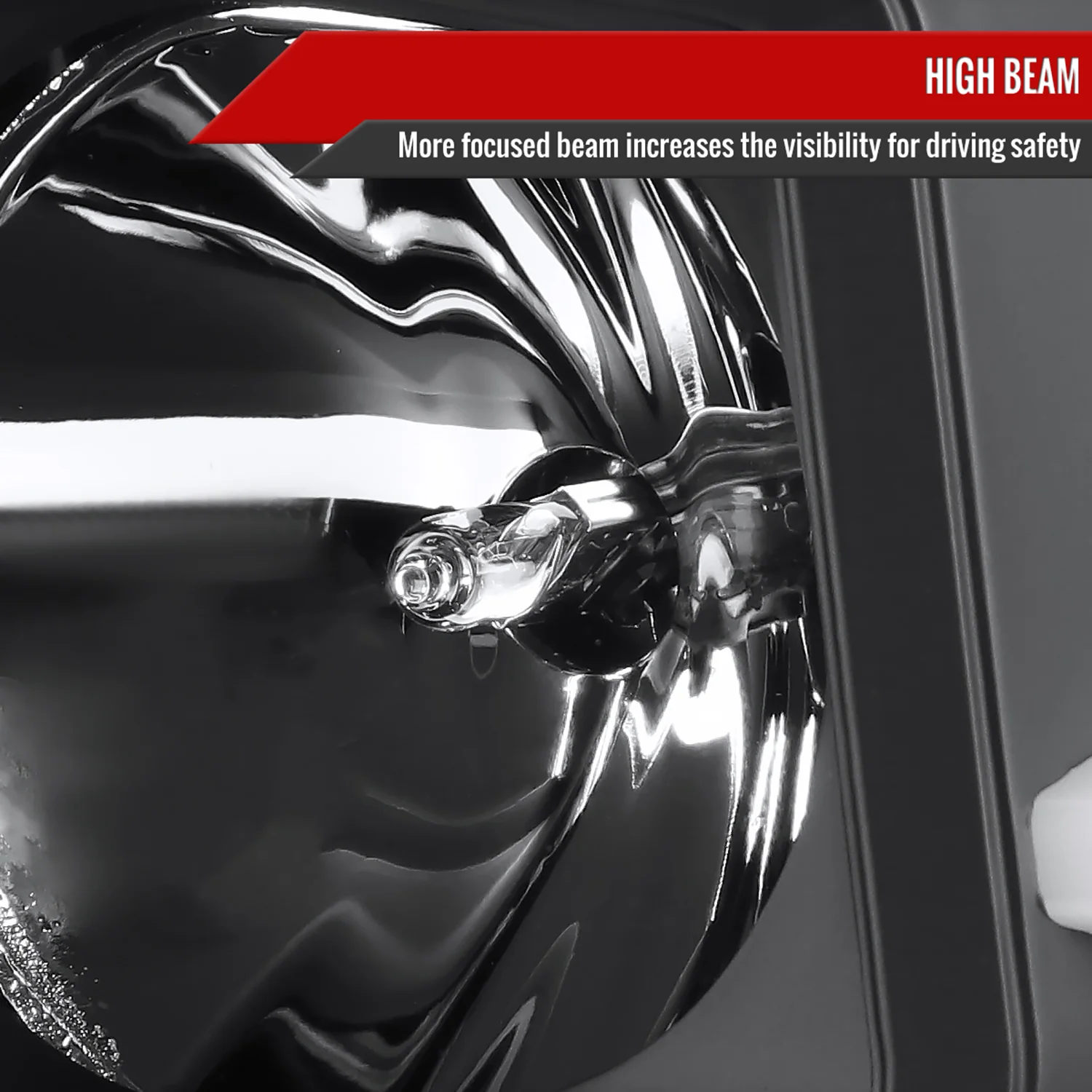 2007-2013 Toyota Tundra/ 2008-2017 Sequoia LED C-Bar Projector Headlights Black - Image 4