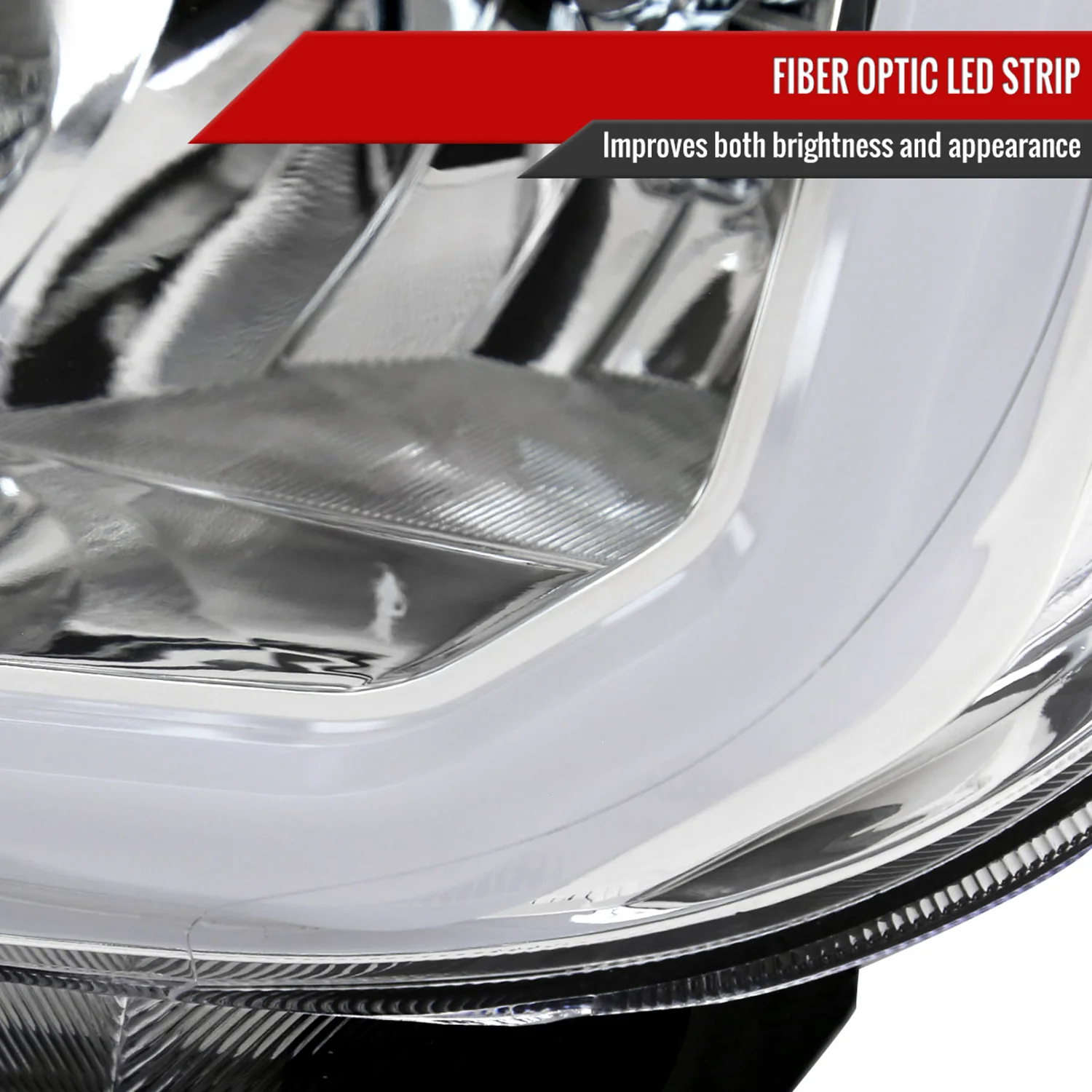 2007-2013 Toyota Tundra/2008-2017 Sequoia LED Tube Factory Headlights Chrome - Image 5