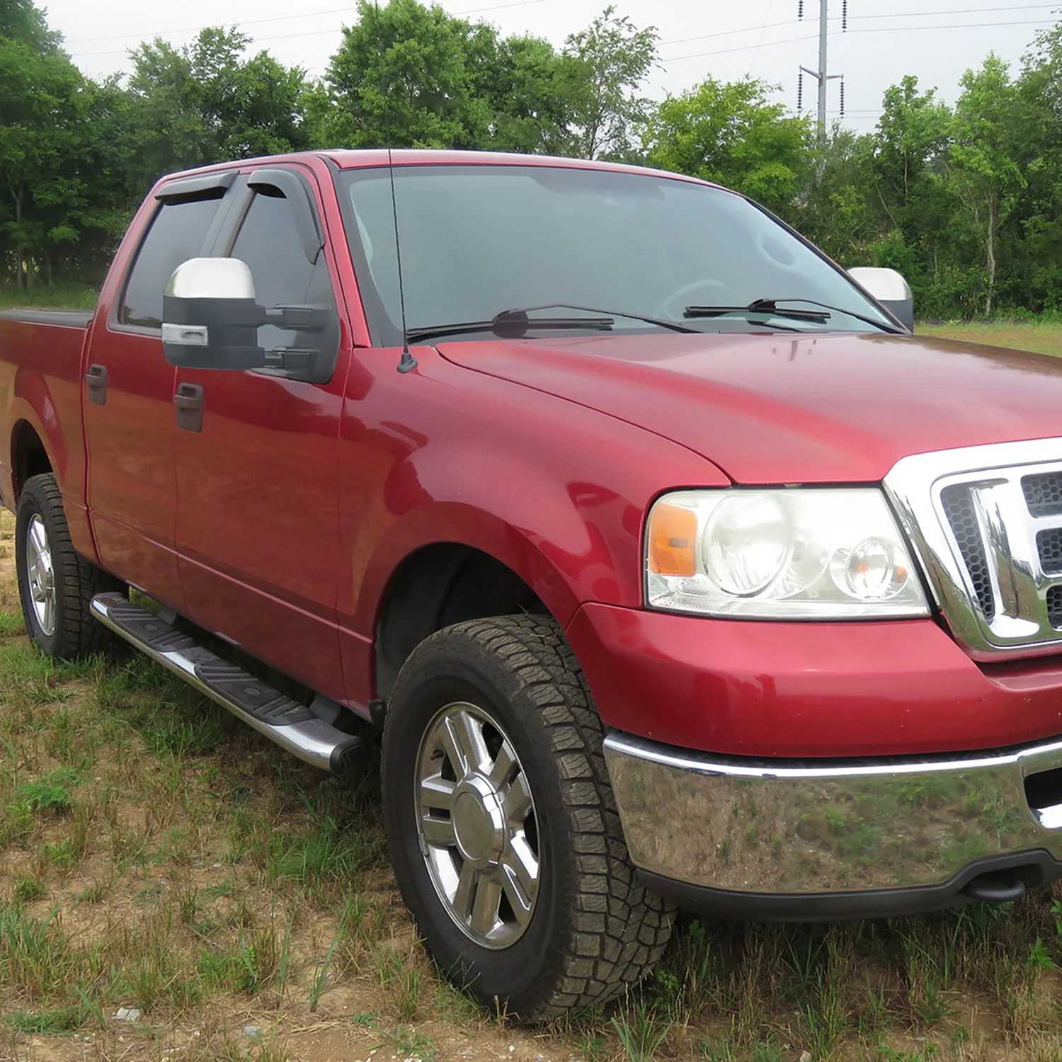 2007-2014 Ford F-150 Chrome Heated Towing Mirrors LED Turn & Puddle Lights - Image 9