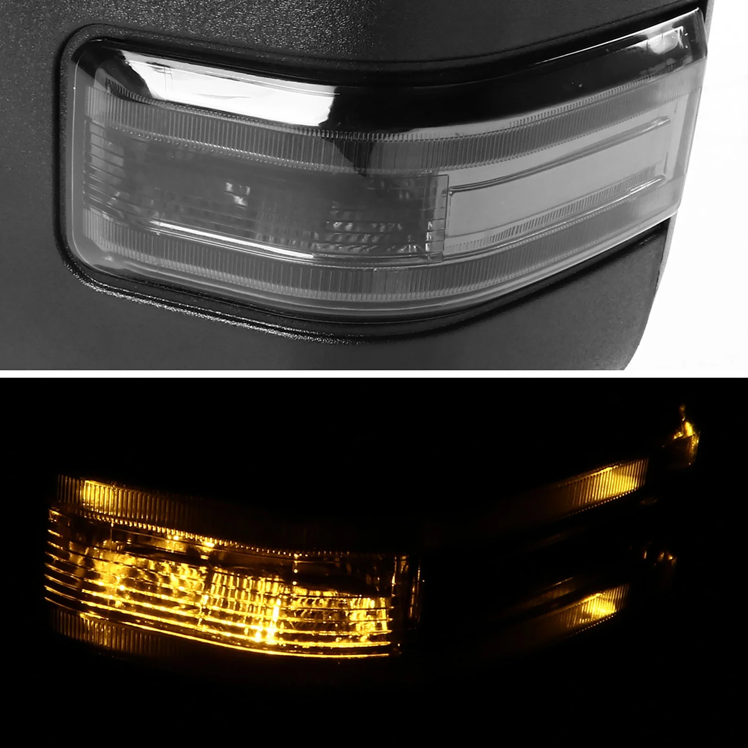2007-2014 Ford F-150 Heated Towing Mirrors Smoke LED Turn & Puddle Lights - Image 7