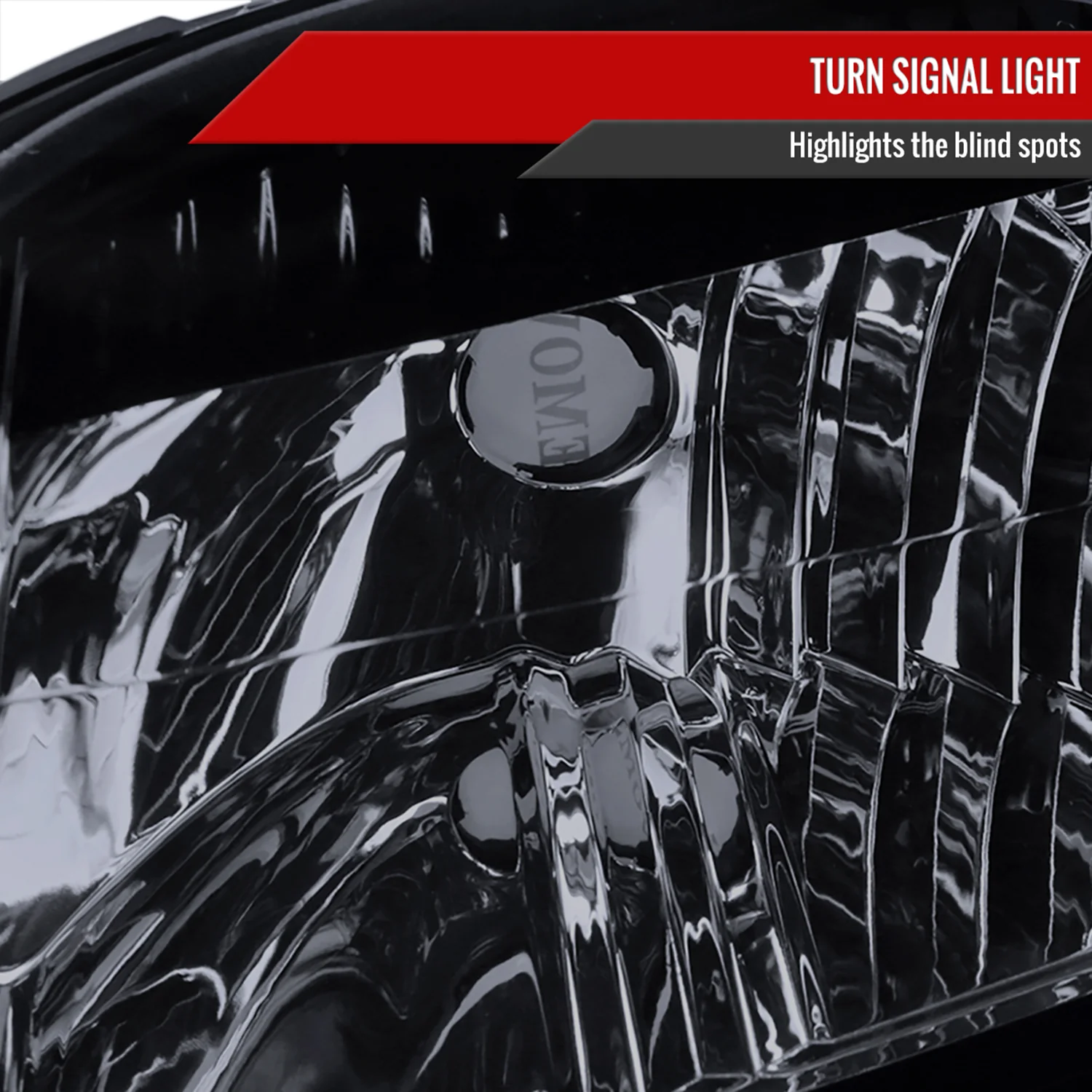 2007-2014 GMC Yukon/Yukon XL Projector Headlights Glossy Black/Smoke Lens - Image 6