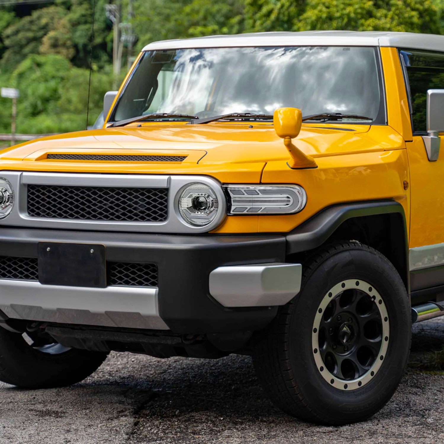 2007-2014 Toyota FJ Cruiser Signal Animated LED Projector Headlights Chrome - Image 10