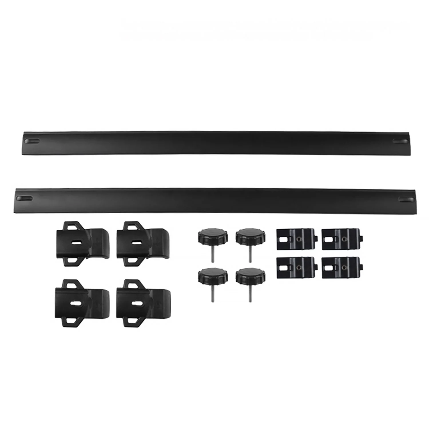 2007-2017 Jeep Patriot Black Aluminum Roof Rack Cross Bars - Image 9