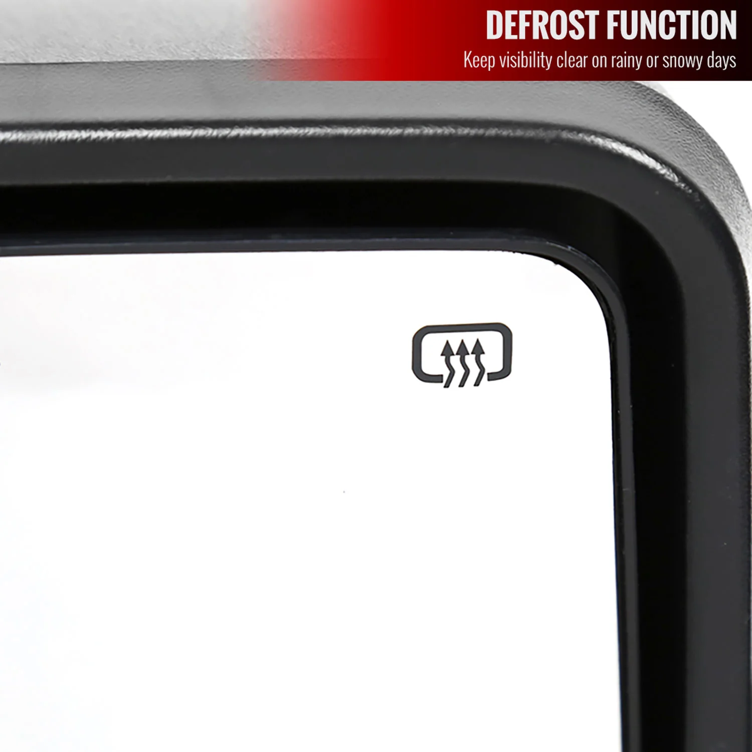 2007-2017 Toyota Tundra/ 08-2017 Sequoia Heated BSM Manual Towing Mirrors Smoke - Image 4