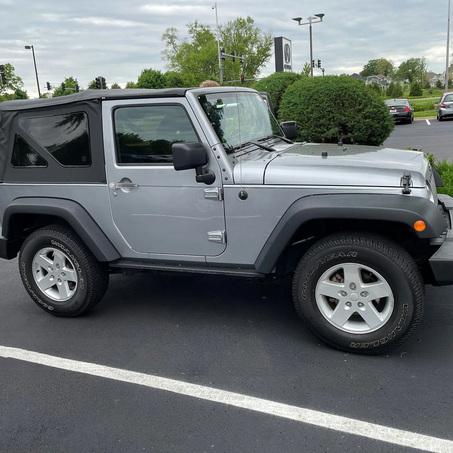 2007-2018 Jeep Wrangler Door Handle Cover Chrome 8Pcs ABS Plastic - Image 4