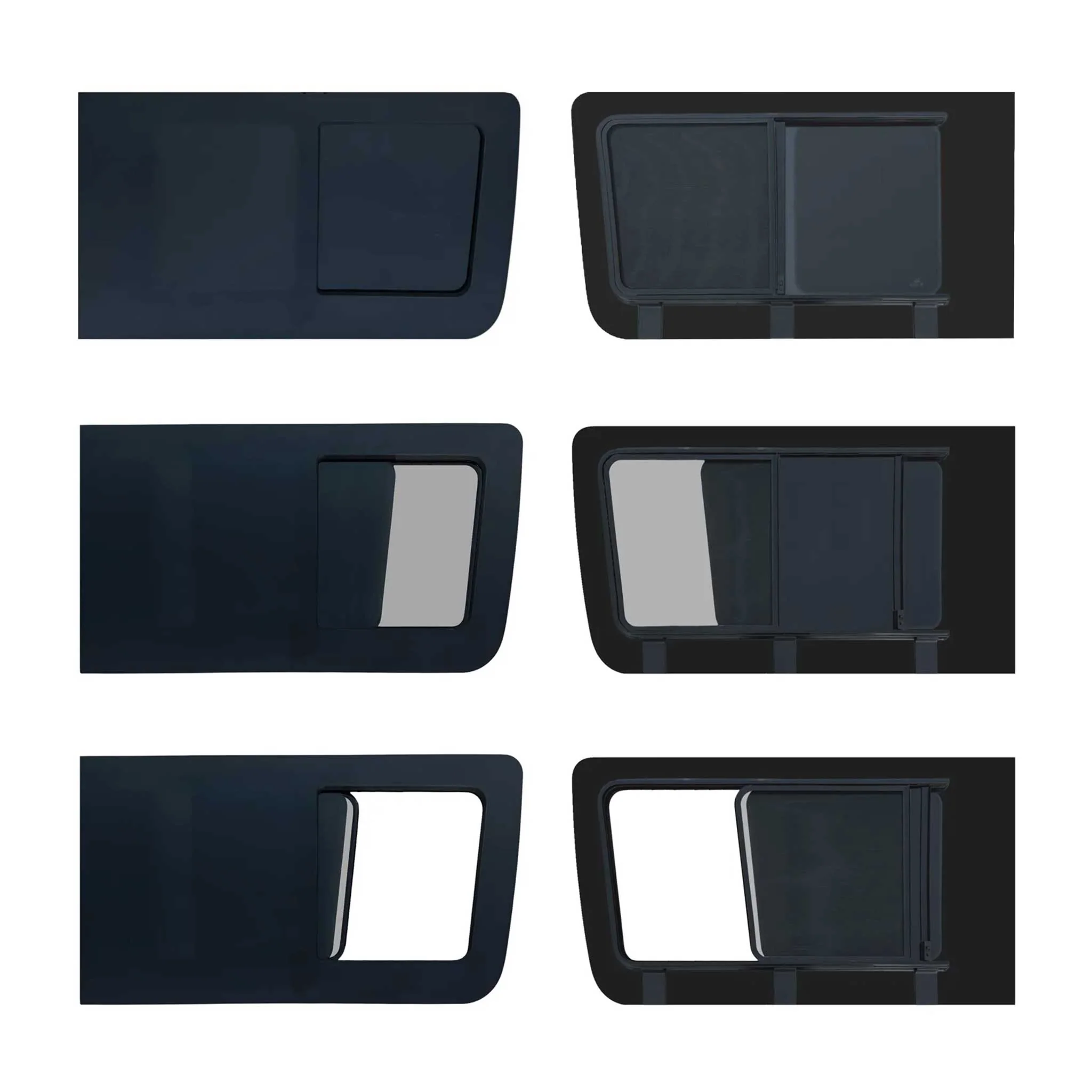 2007-2025 Mercedes Sprinter Sliding Window With Fly Screen Passenger Side - Image 3