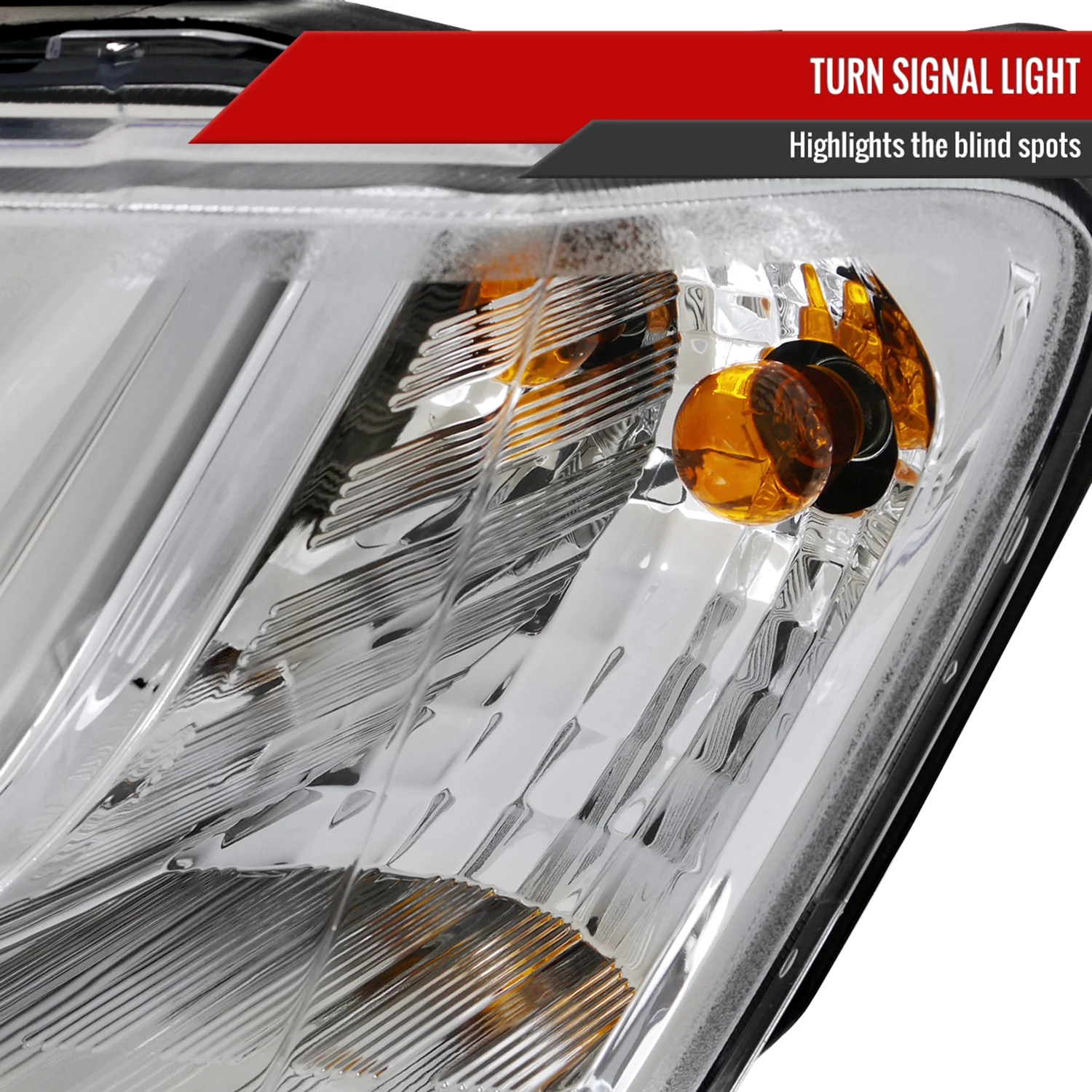 2008-2009 Pontiac G8 LED Bar Projector Headlights Chrome Housing/Clear Lens - Image 6